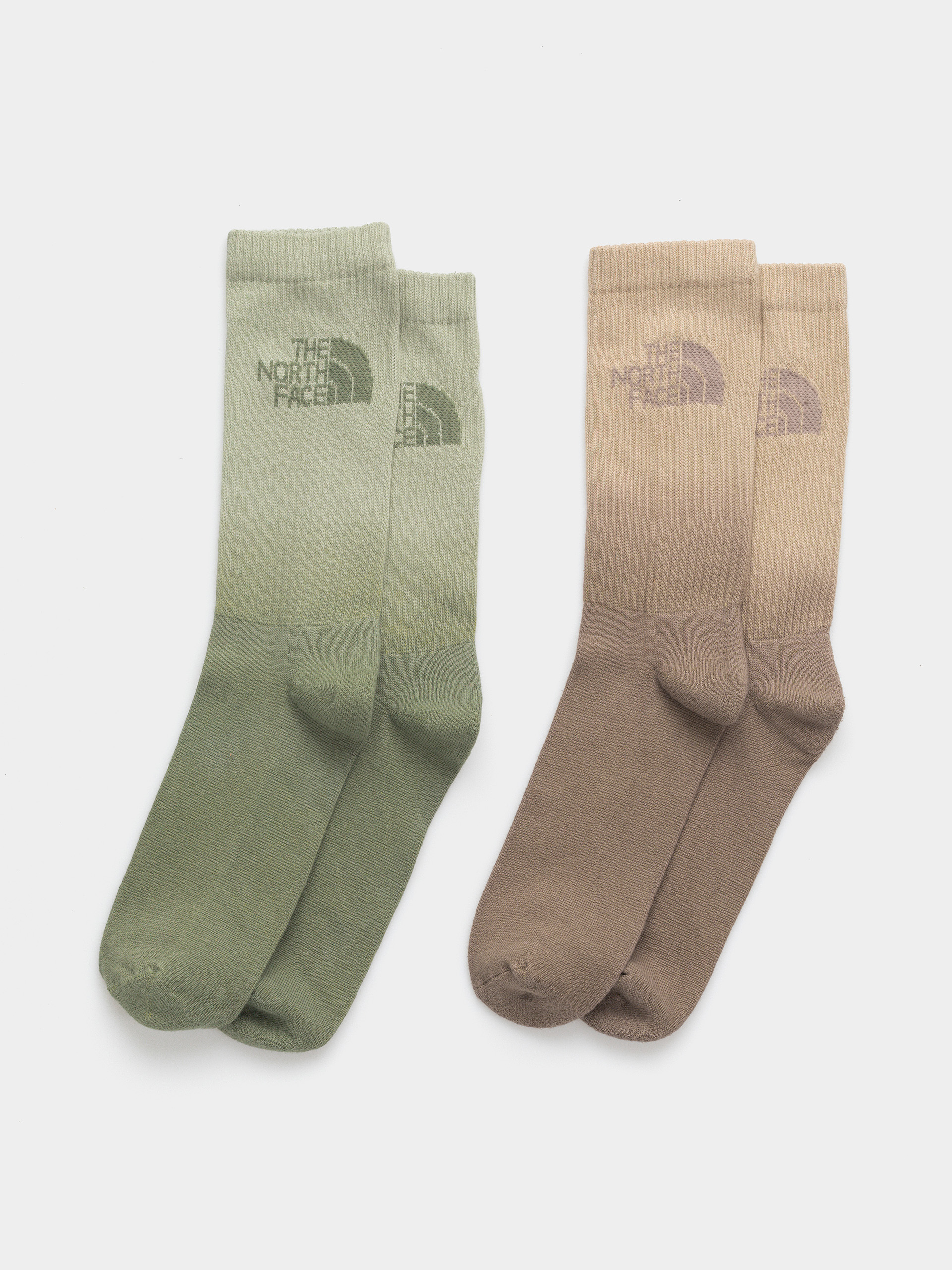 Skarpetki The North Face Everyday Crew Dip Dye 2P (bark mist/slate moss/mo)