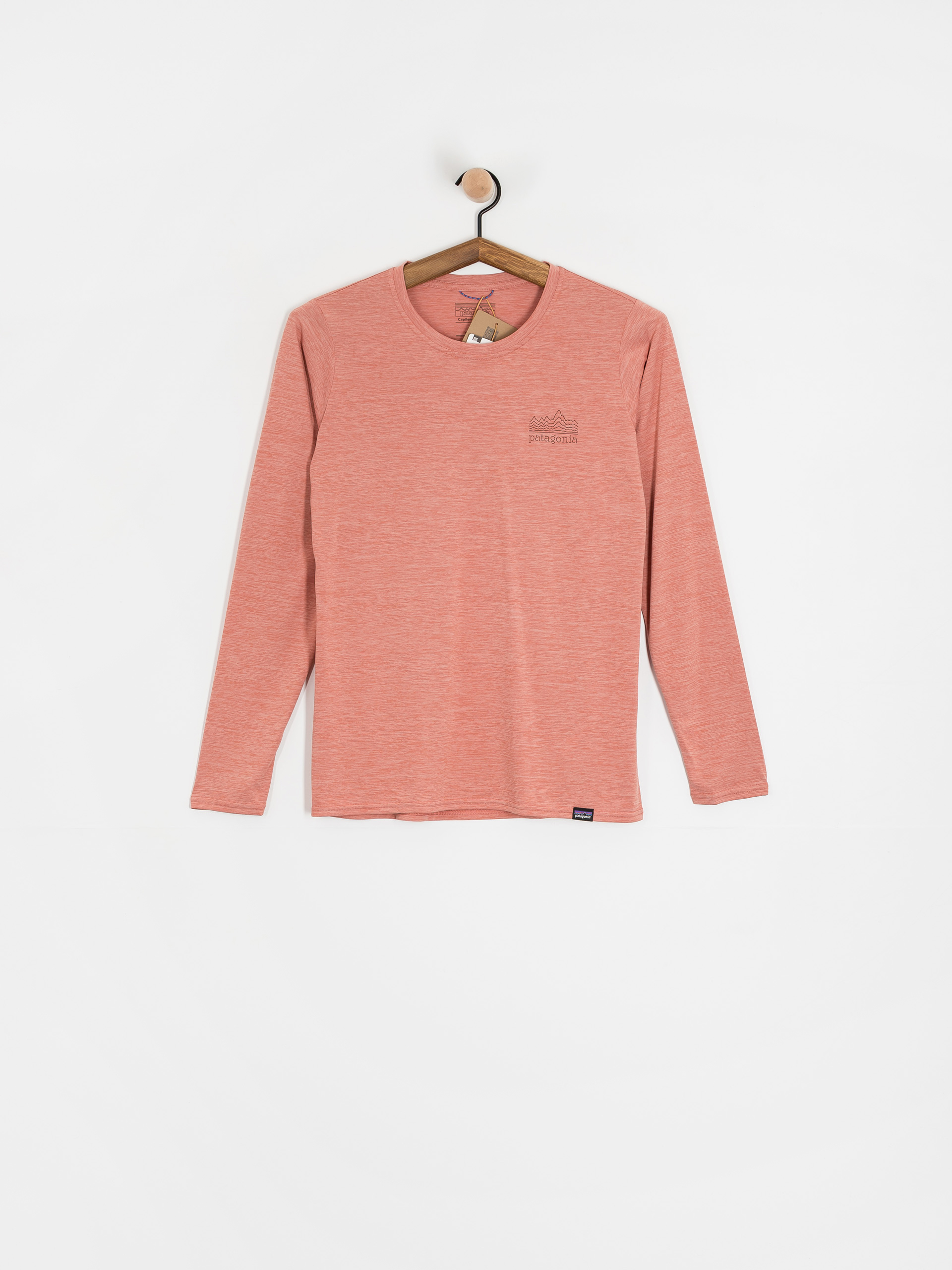 Longsleeve Patagonia Cap Cool Daily Graphic Wmn (strataspire moment pink x-dye)