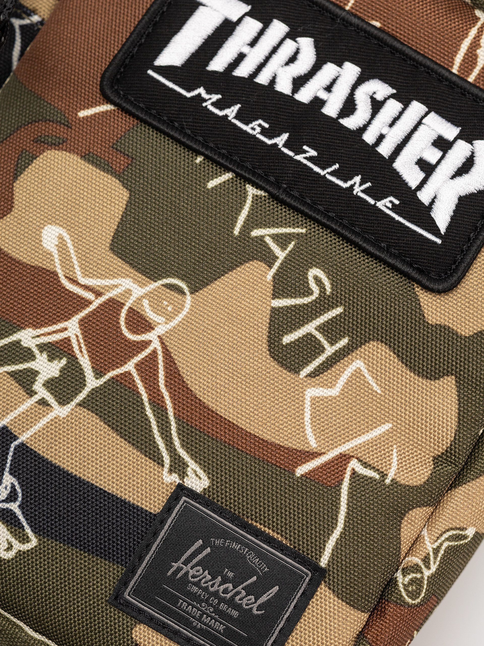 Torba Herschel Supply Co. X Thrasher Gonz Heritage Crossbody (woodland camo)