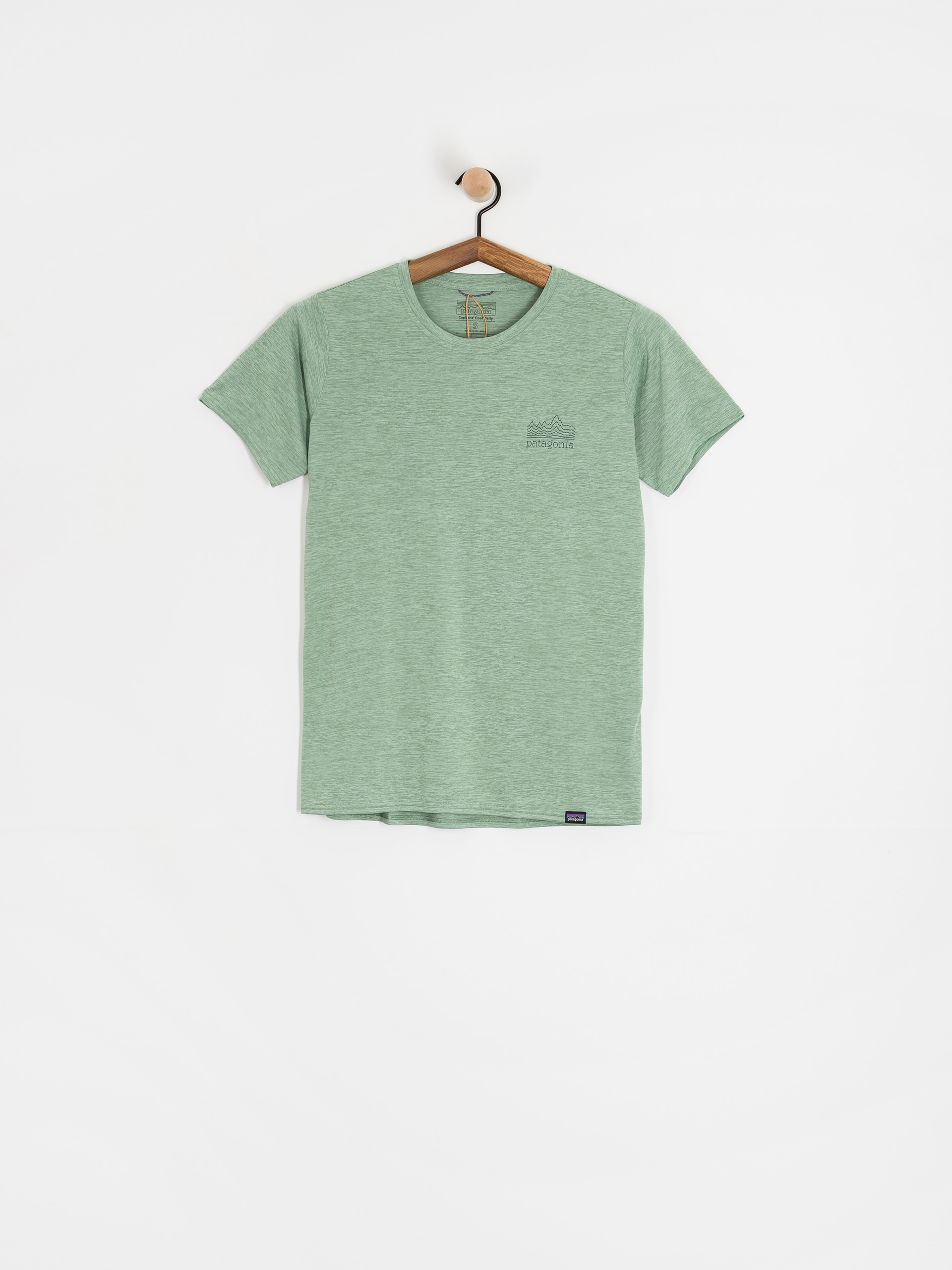 T-shirt Patagonia Cap Cool Daily Graphic Wmn (strataspire ellwood green x-dye)