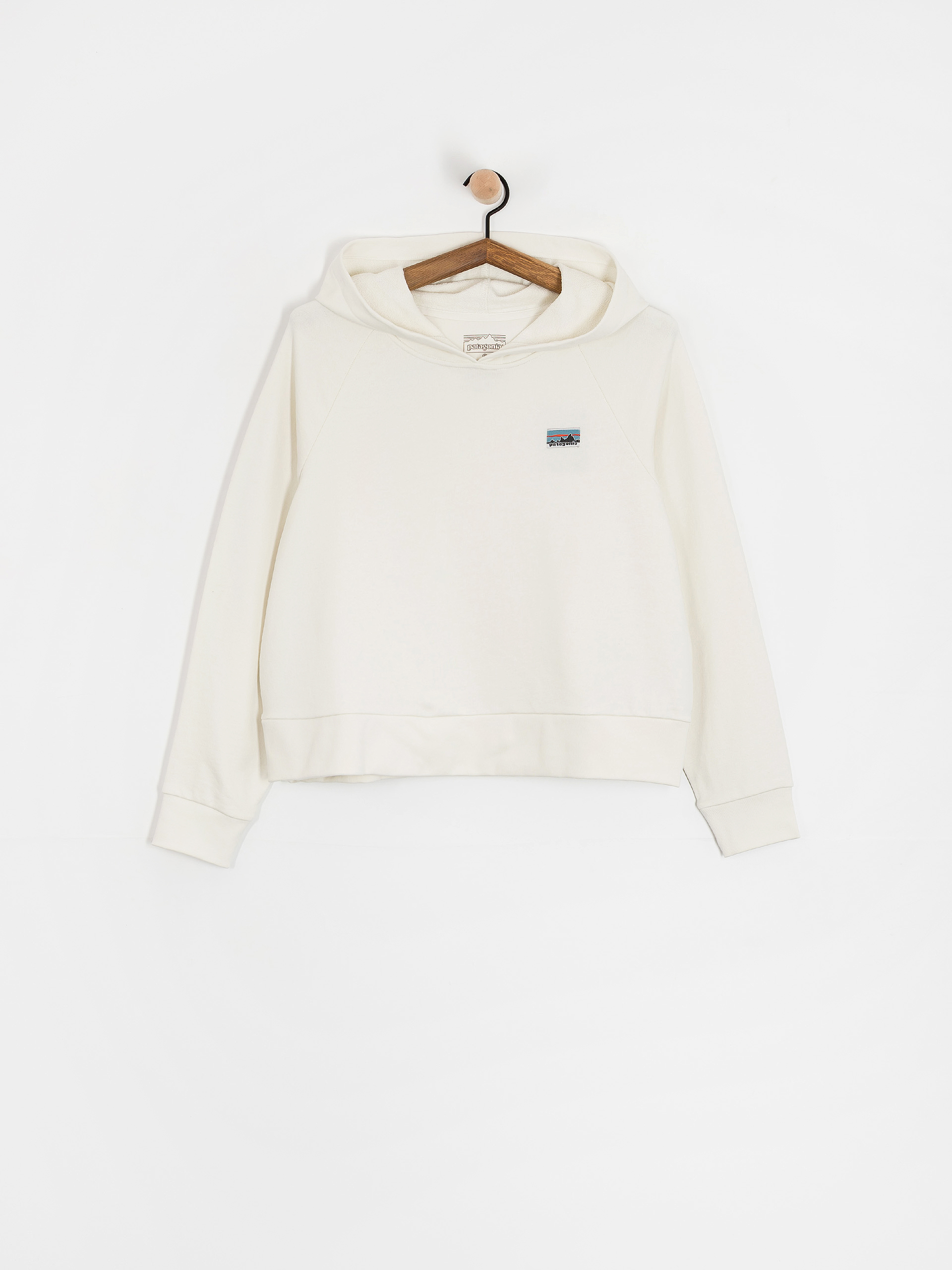 Bluza z kapturem Patagonia Regenerative Organic Certified Cotton Essential HD Wmn (wool white)