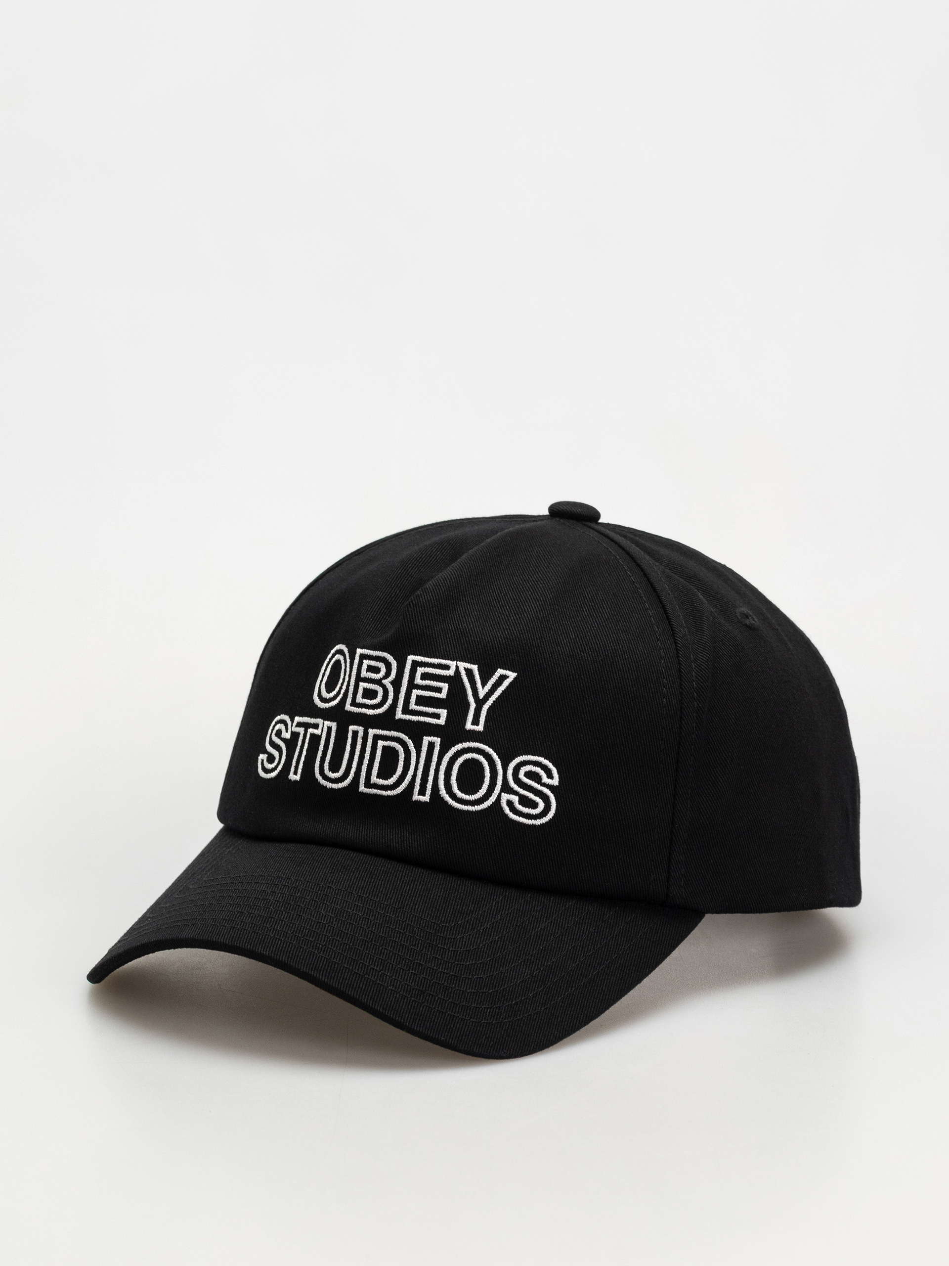 Czapka z daszkiem OBEY Obey Studios 5 Panel Strapback (black)