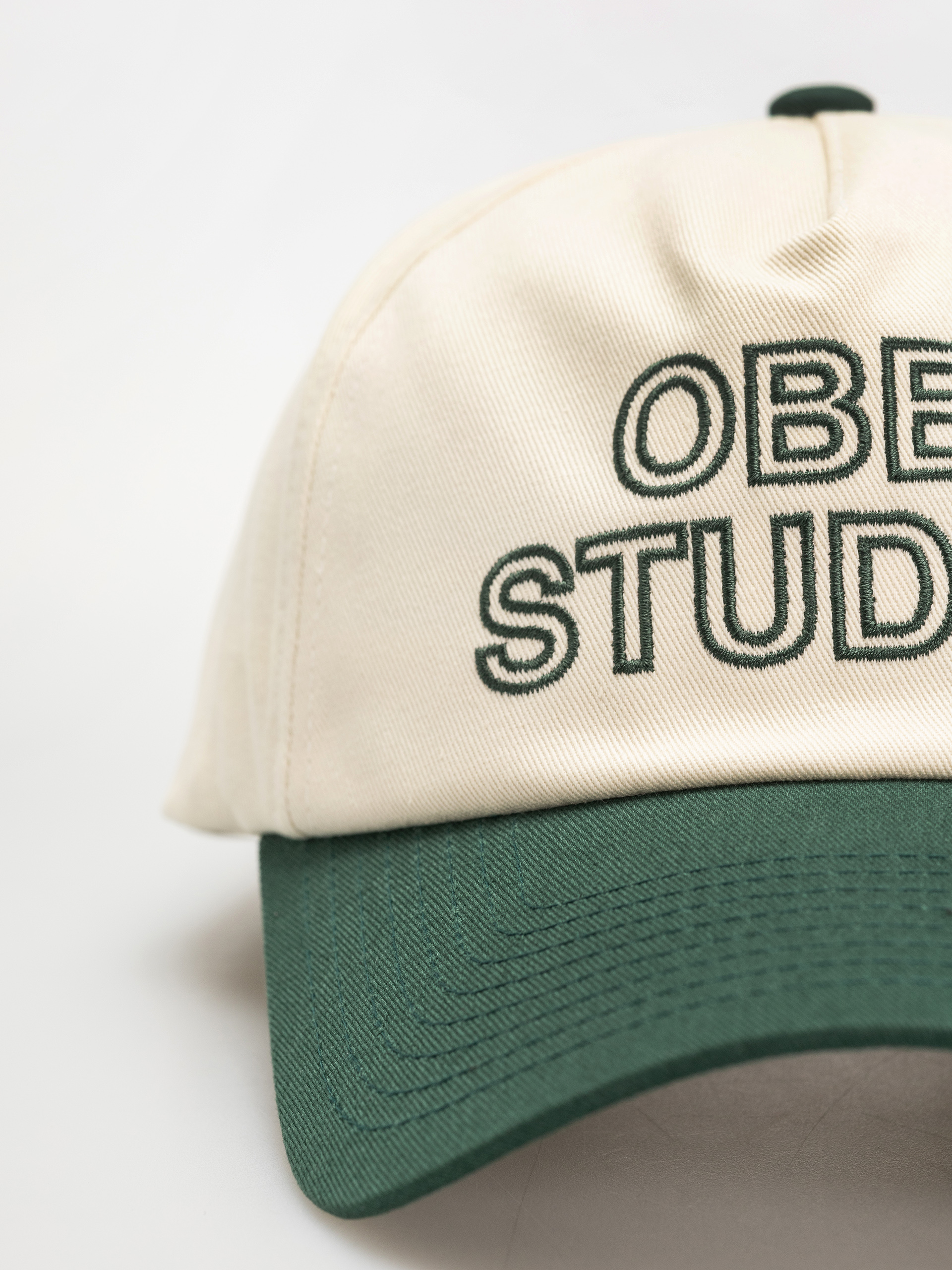 Czapka z daszkiem OBEY Obey Studios 5 Panel Strapback (unbleached multi)