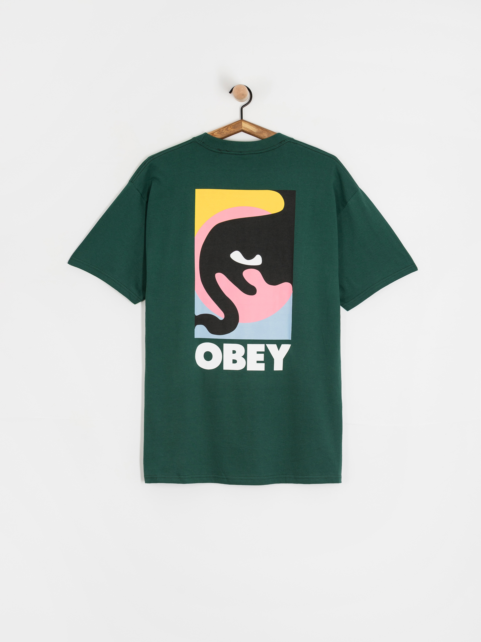 T-shirt OBEY Obey Quarter Icon (rainforest)