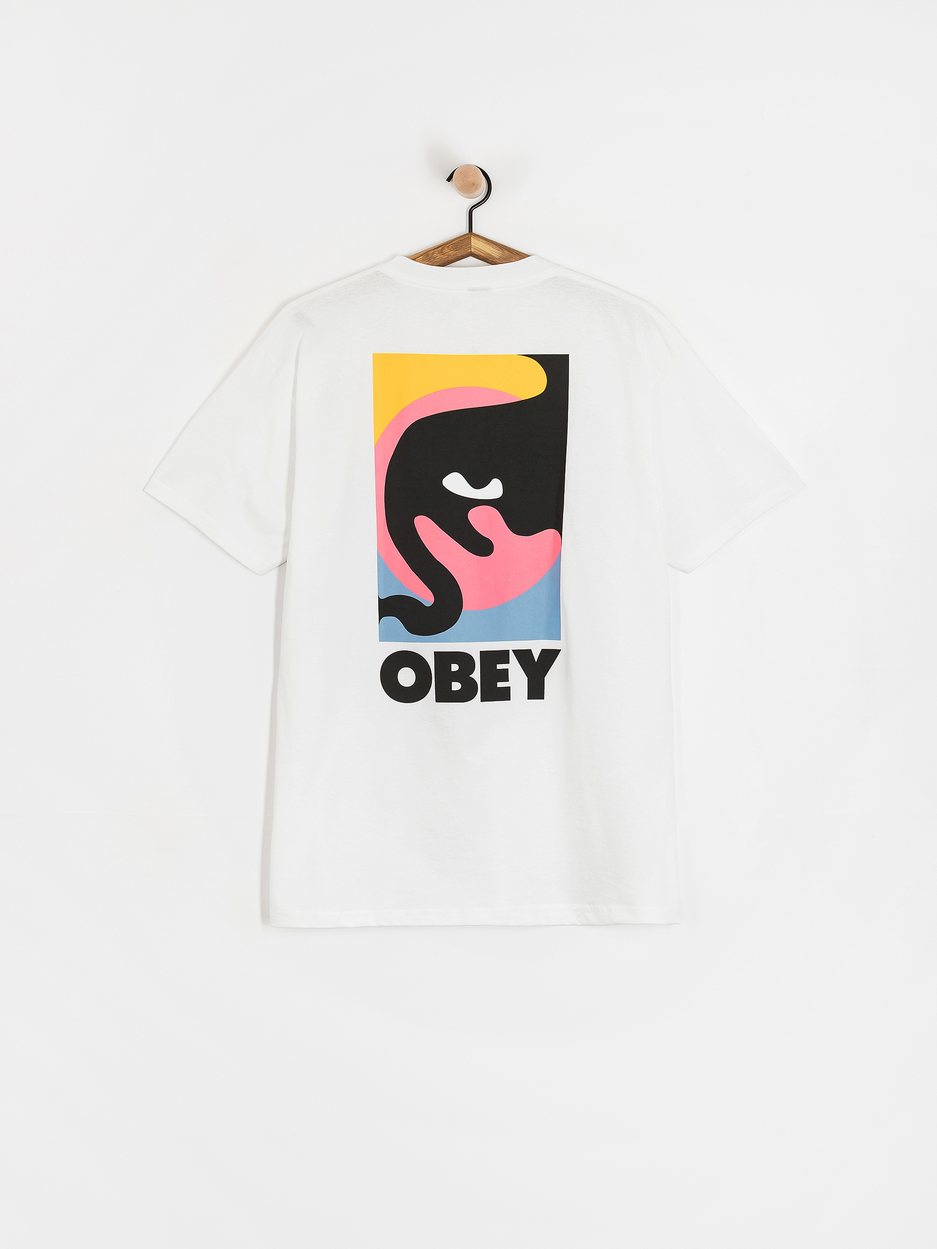 T-shirt OBEY Obey Quarter Icon (white)