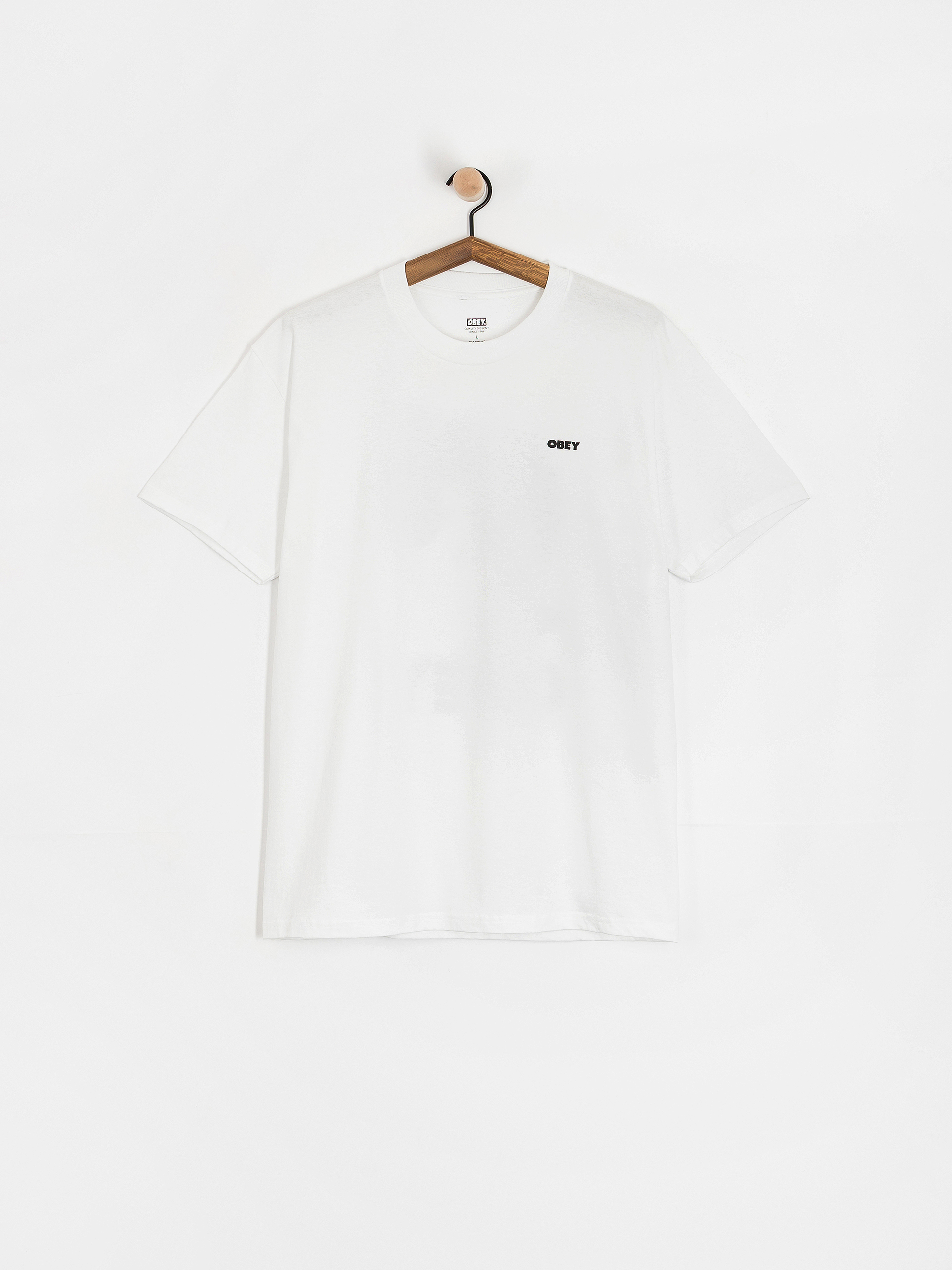 T-shirt OBEY Obey Quarter Icon (white)