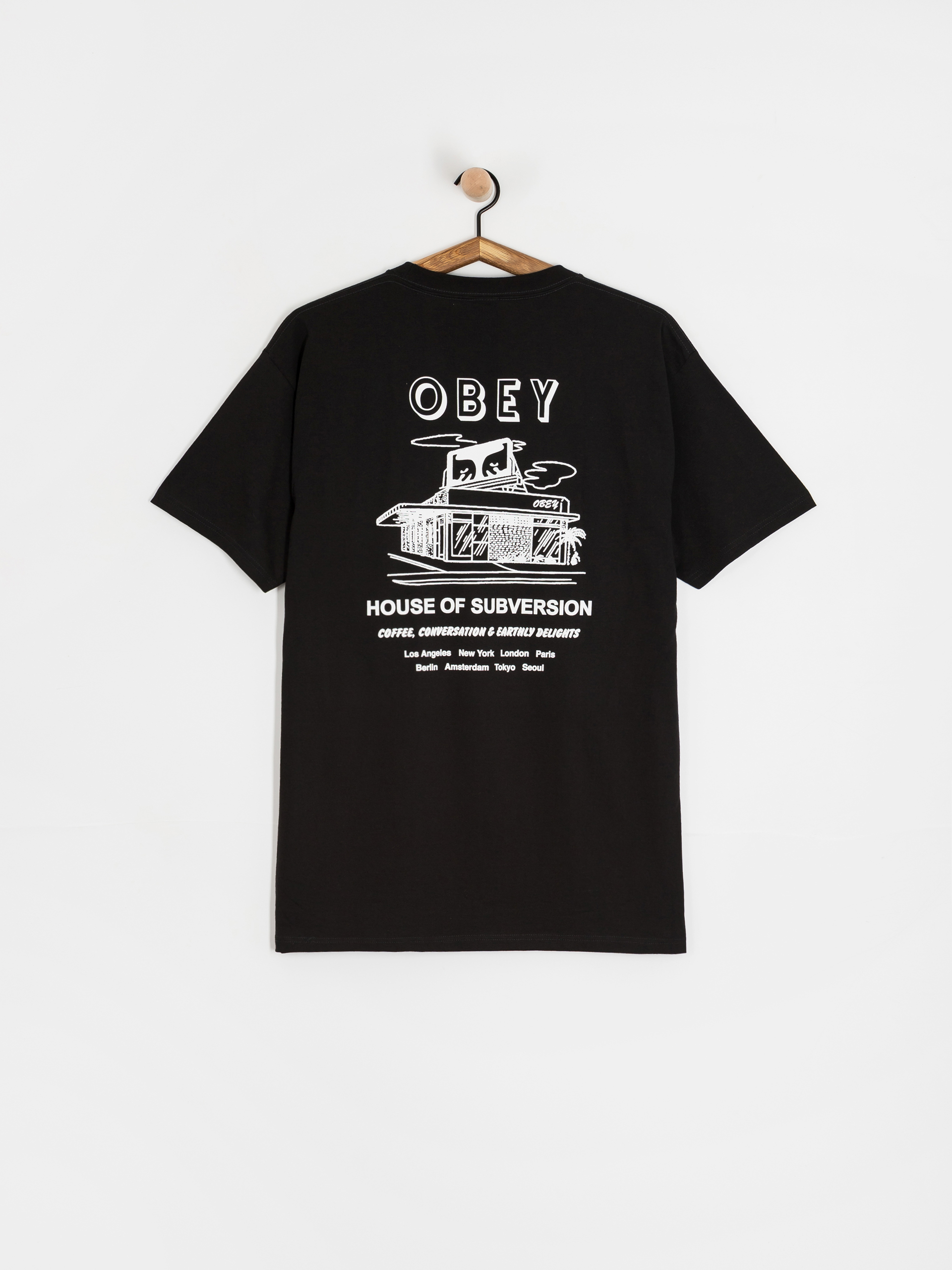 T-shirt OBEY Obey House Of Subversion (black)