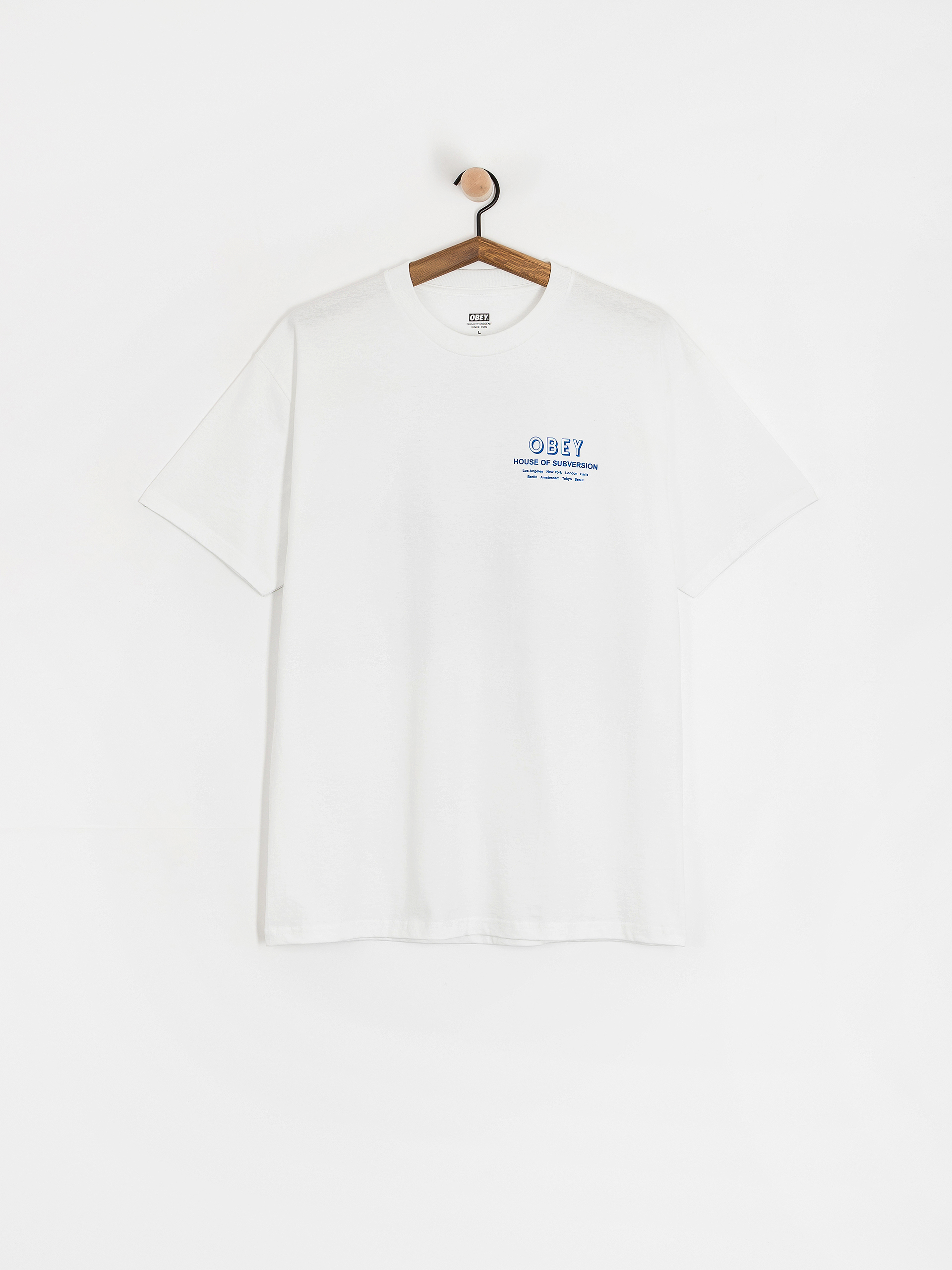 T-shirt OBEY Obey House Of Subversion (white)