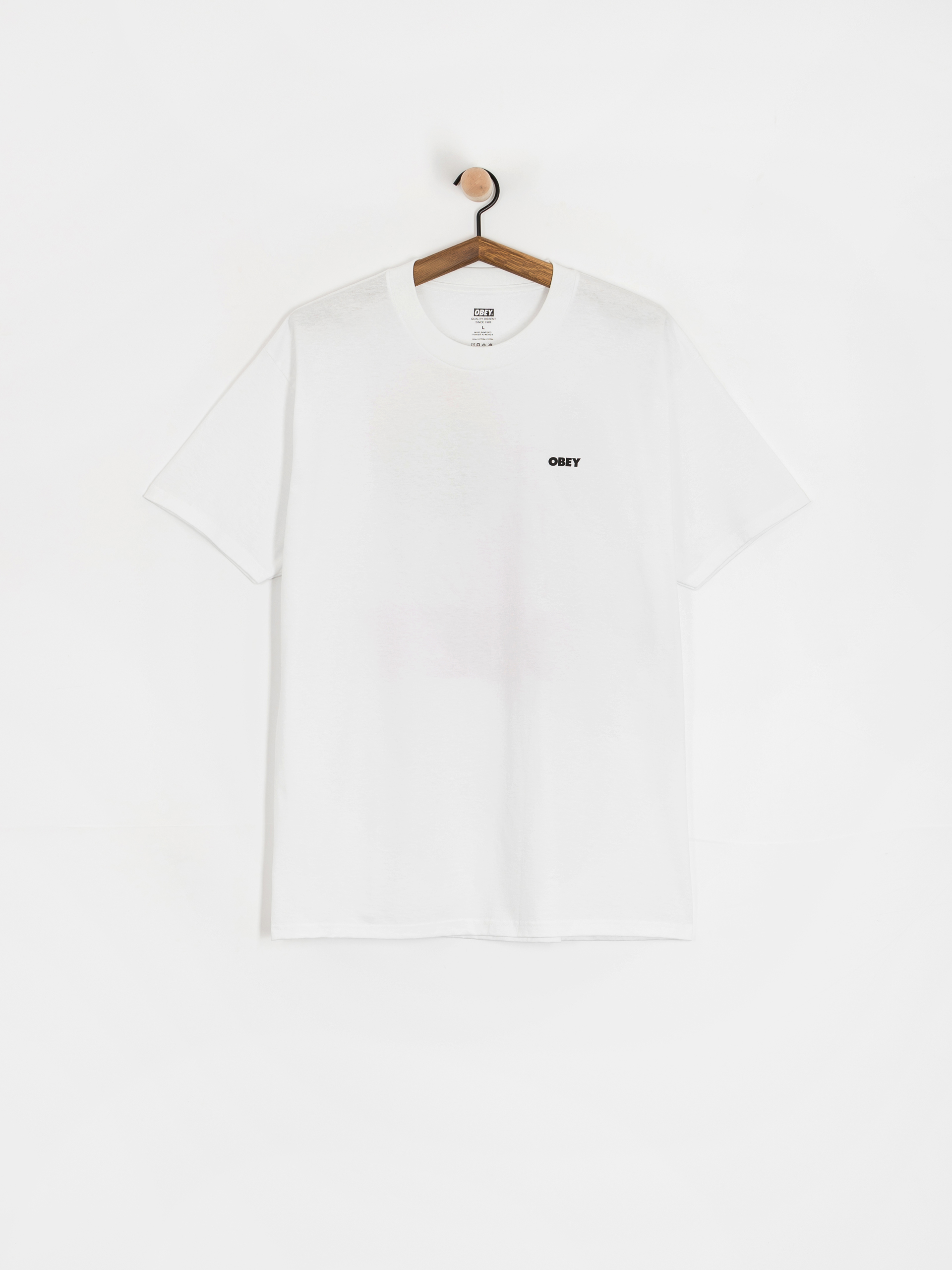 T-shirt OBEY Obey World In Flames (white)