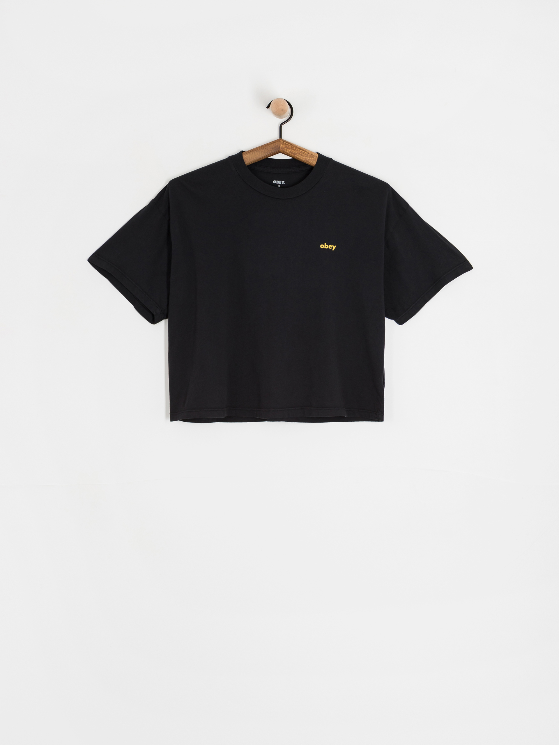 T-shirt OBEY Obey Listen To The Best Wmn (digital black)