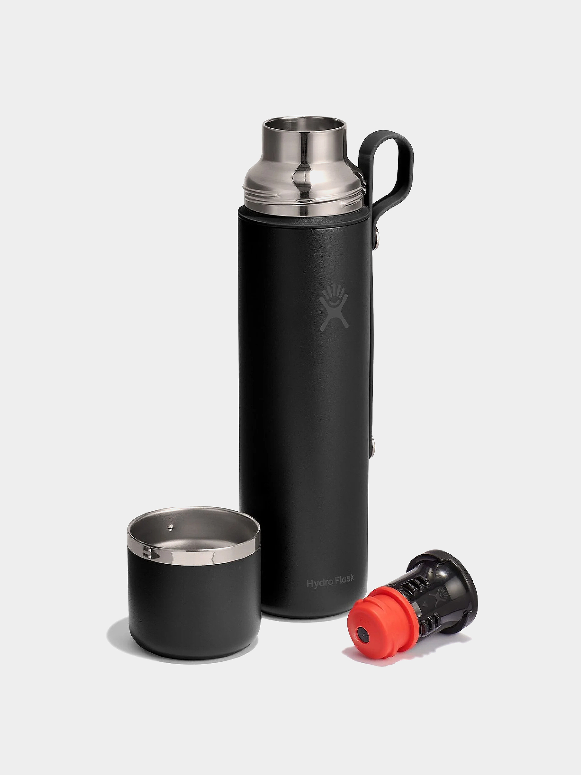 Teroms Hydro Flask Hot Flask And Cup 1065ml (black)