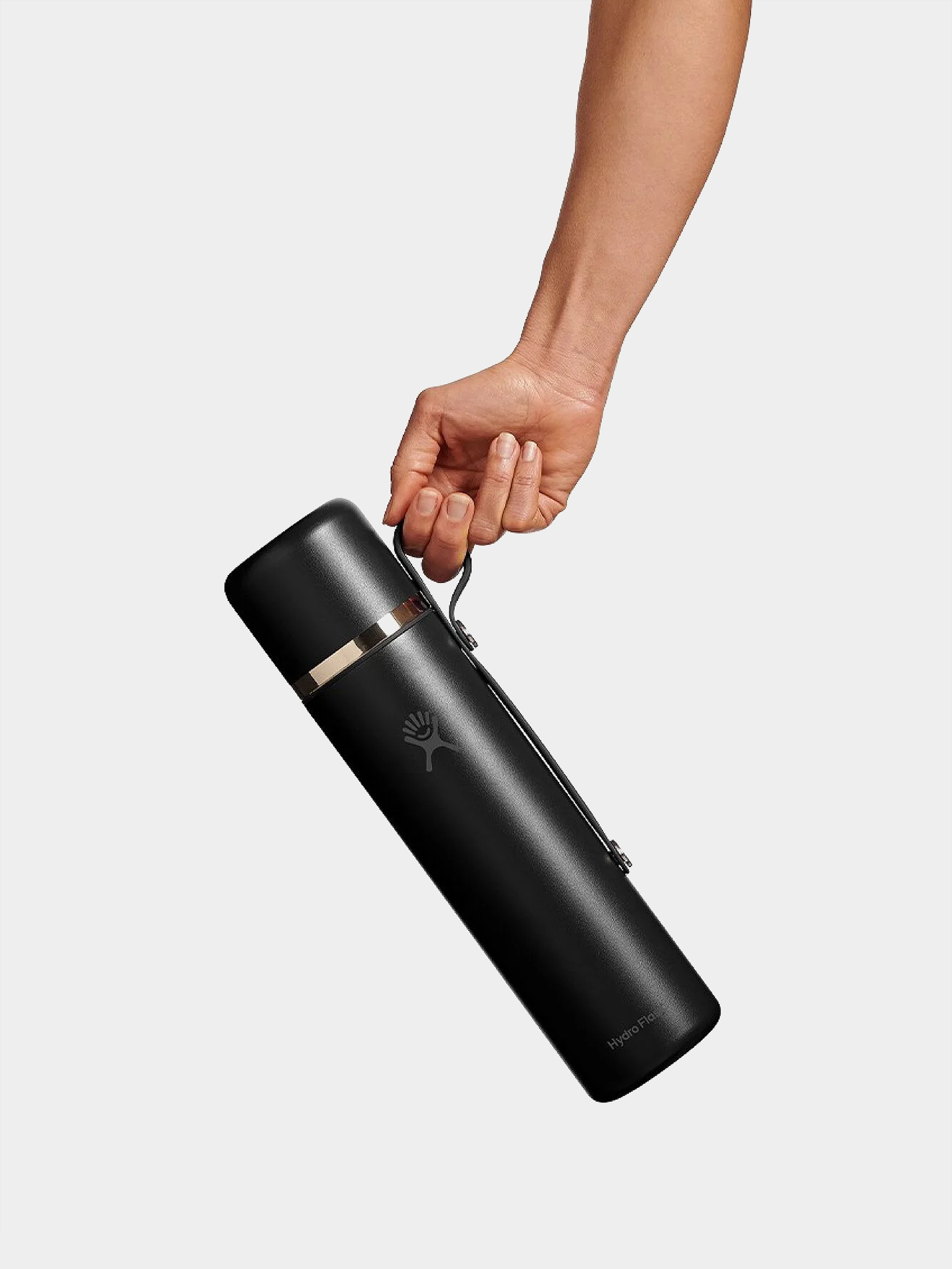 Teroms Hydro Flask Hot Flask And Cup 1065ml (black)