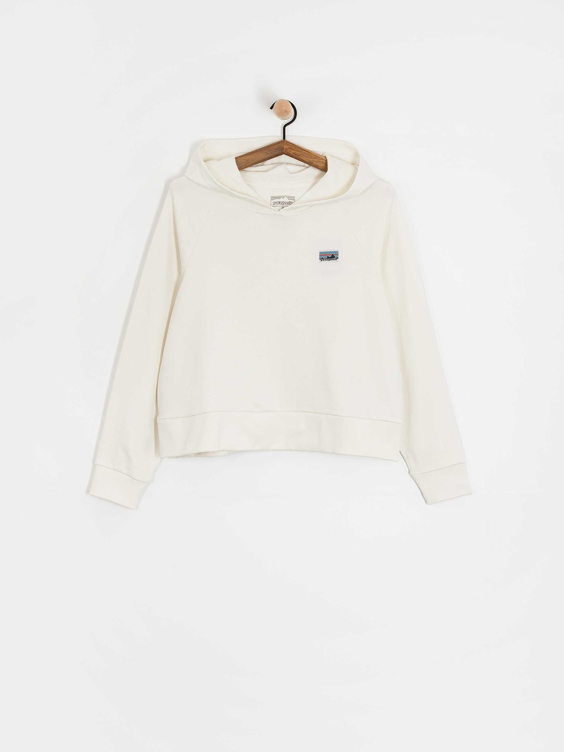 Bluza z kapturem Patagonia Regenerative Organic Certified Cotton Essential HD Wmn (wool white)