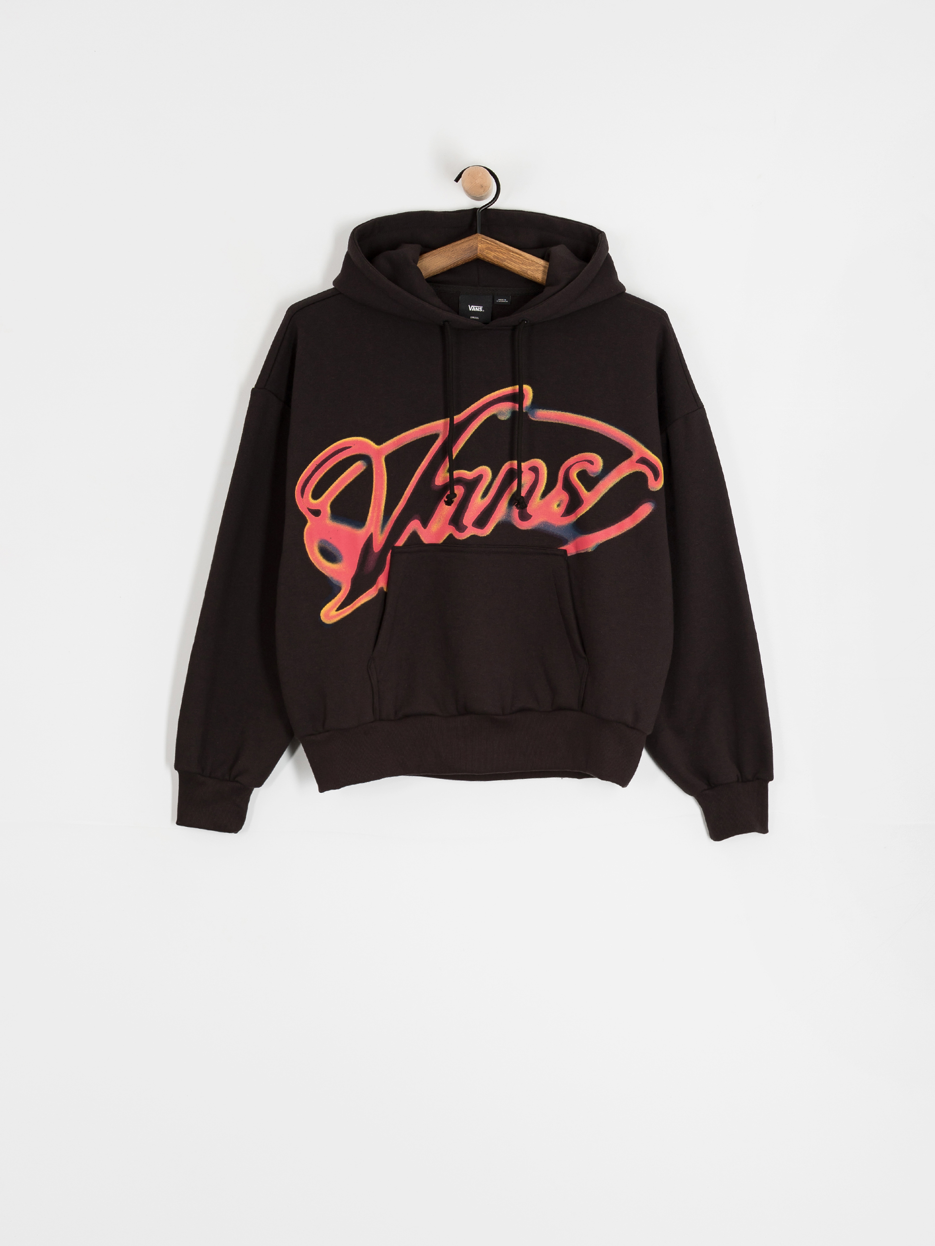 Bluza z kapturem Vans Outer Ring Retro HD Wmn (black)