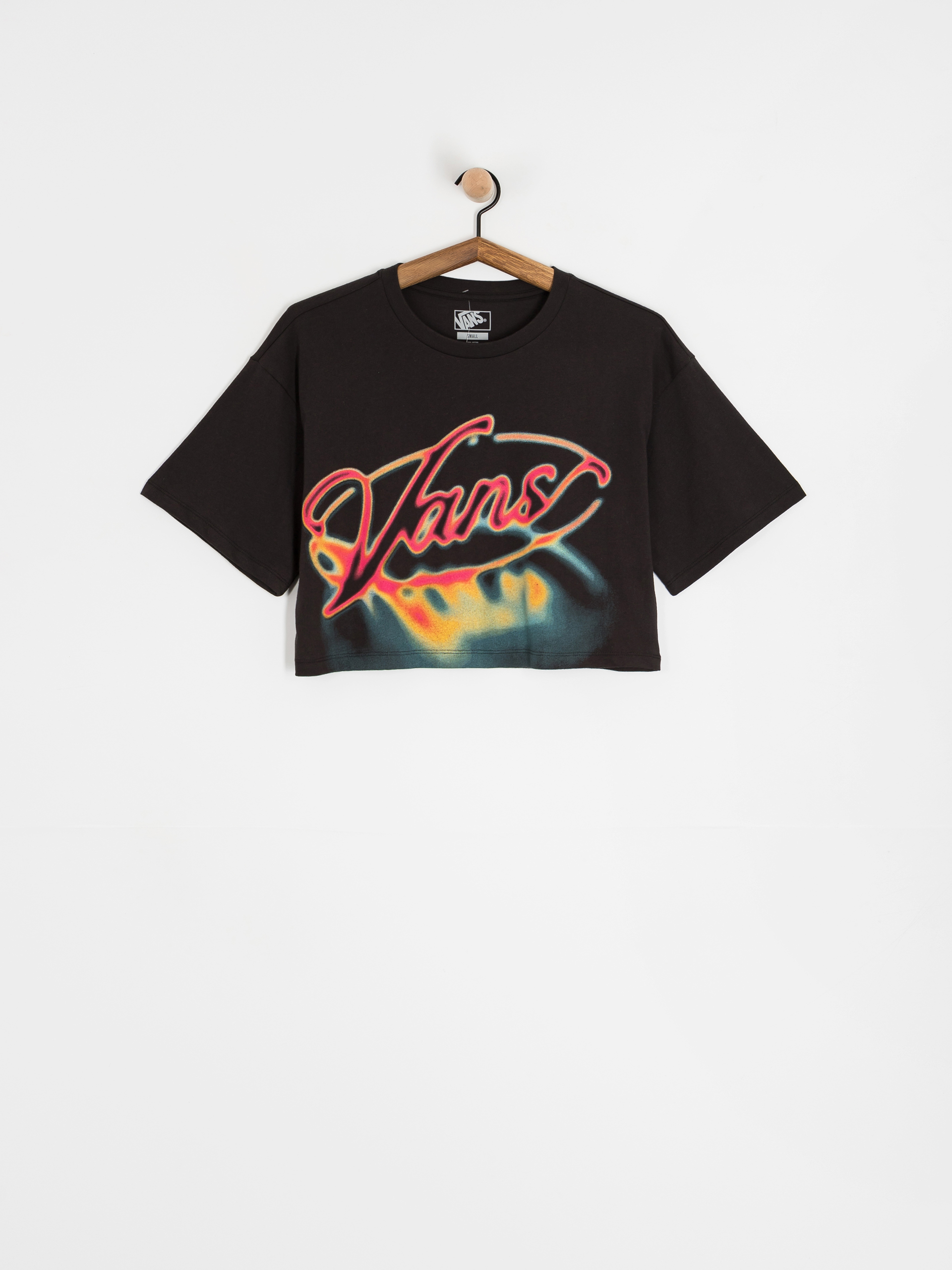 T-shirt Vans Afterburn Relaxed Crop Wmn (black)