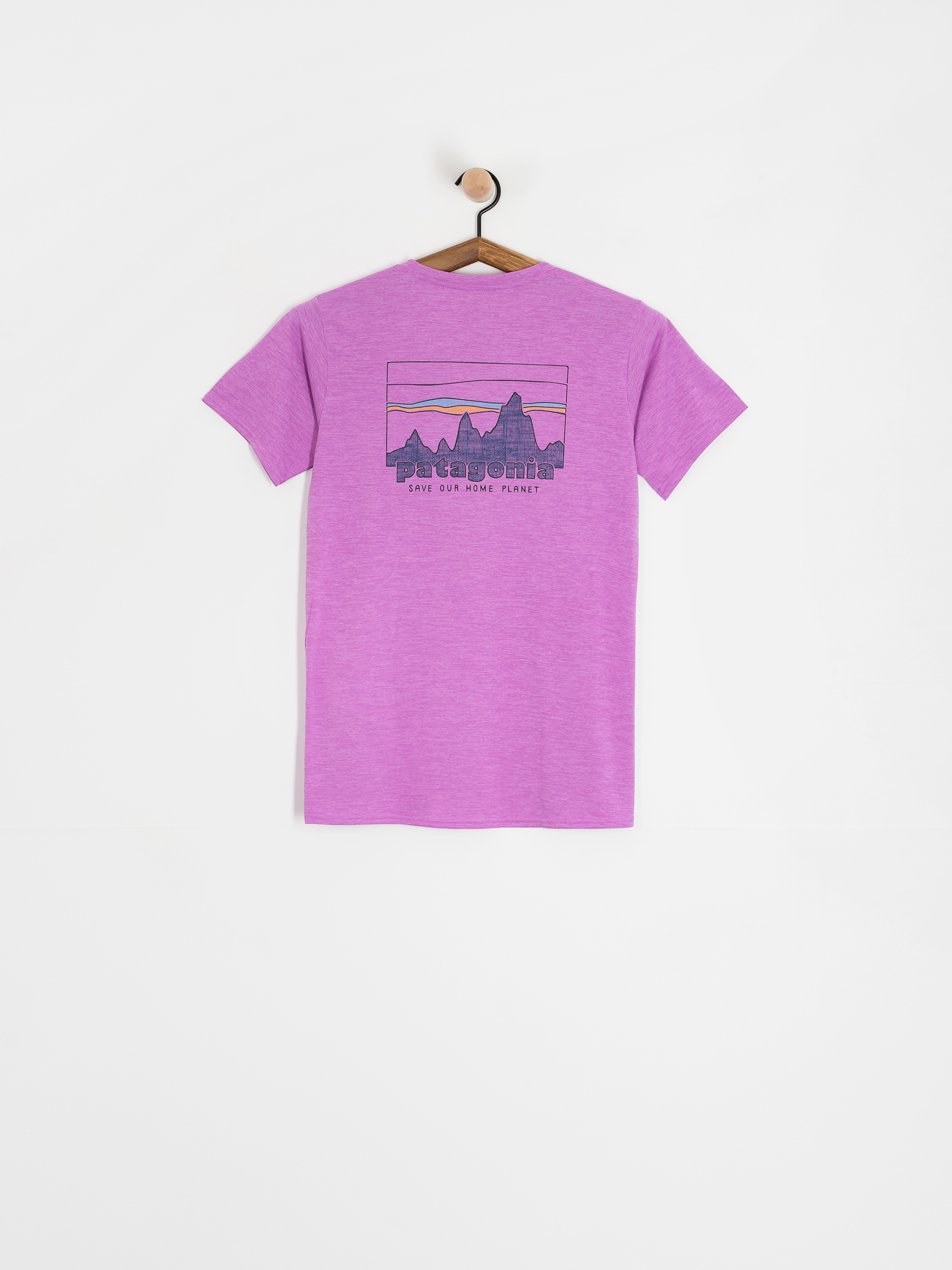 T-shirt Patagonia Cap Cool Daily Graphic Wmn (73 skyline brisk purple x-dye)