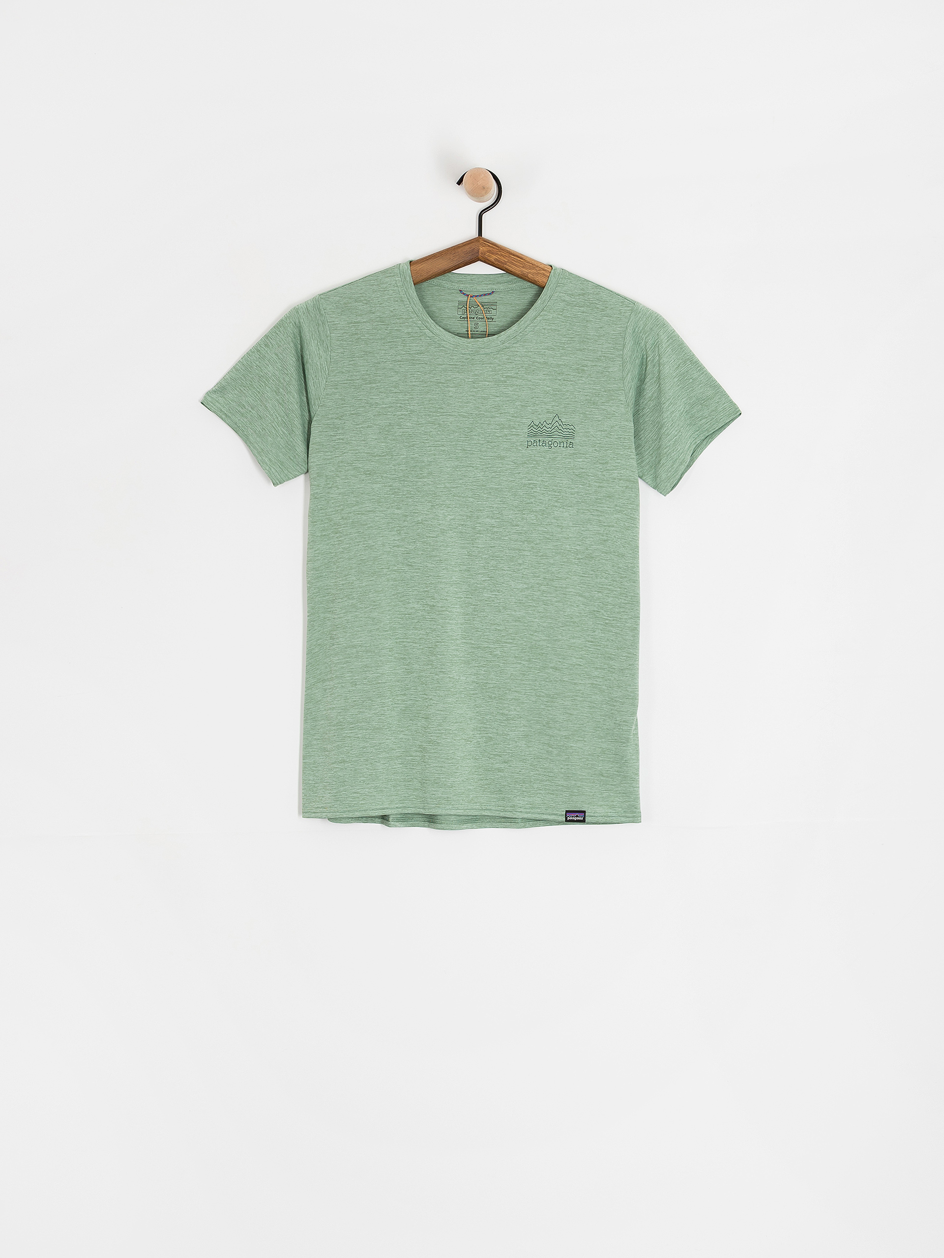 T-shirt Patagonia Cap Cool Daily Graphic Wmn (strataspire ellwood green x-dye)