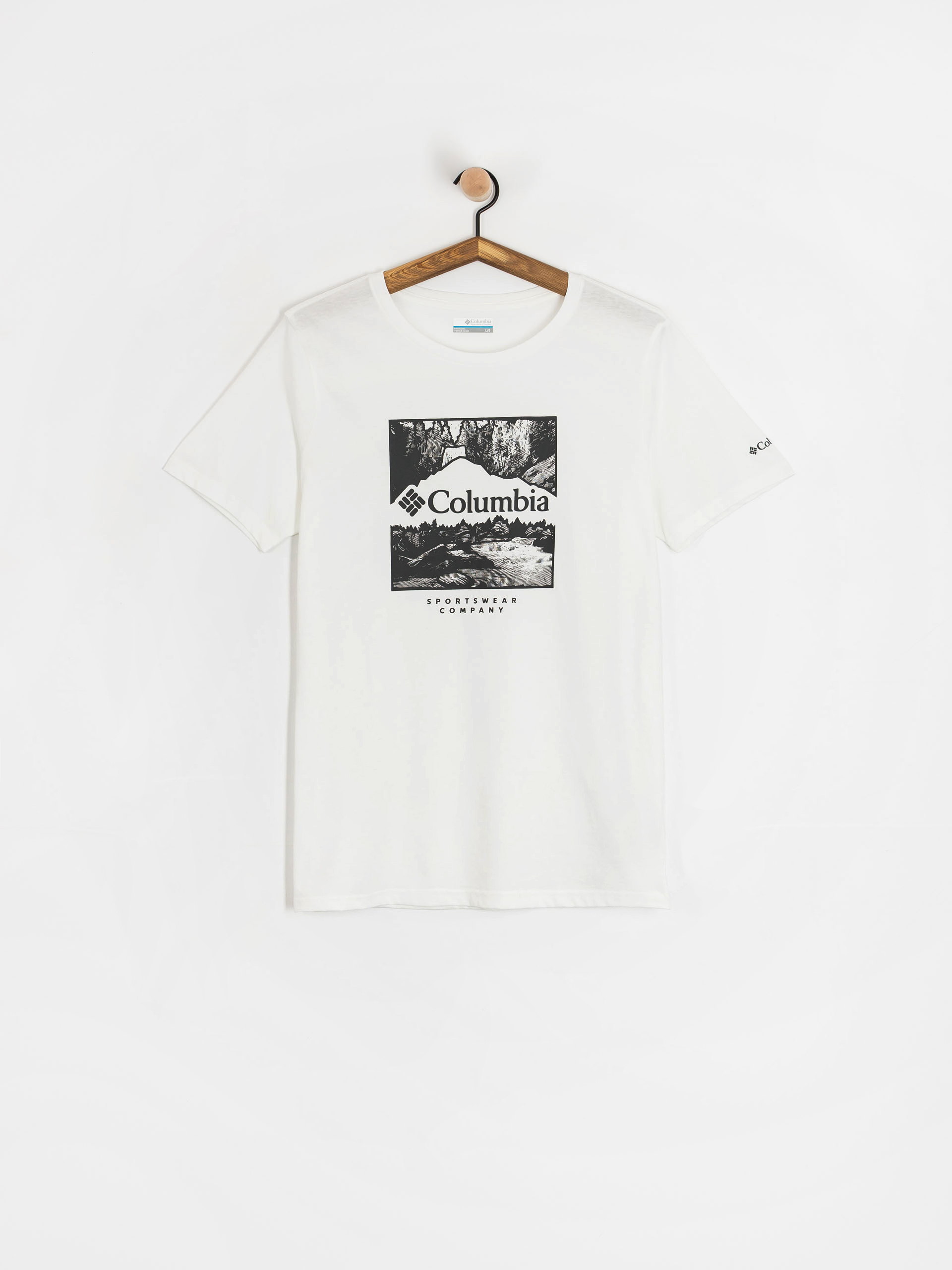 T-shirt Columbia Csc Seasonal Logo (white/waterscape)