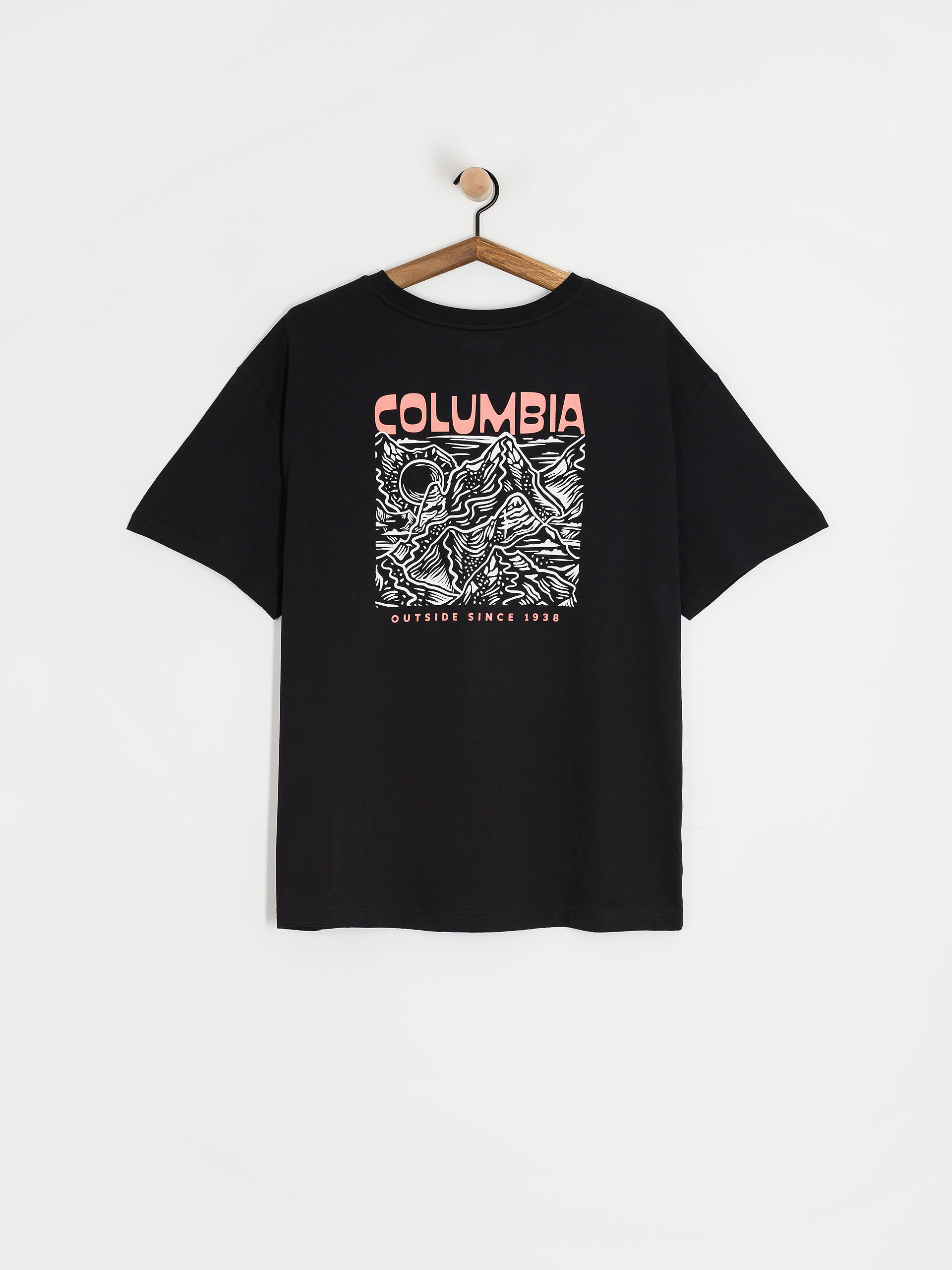 T-shirt Columbia Rolling Bend Oversized Wmn (black/mountainview)