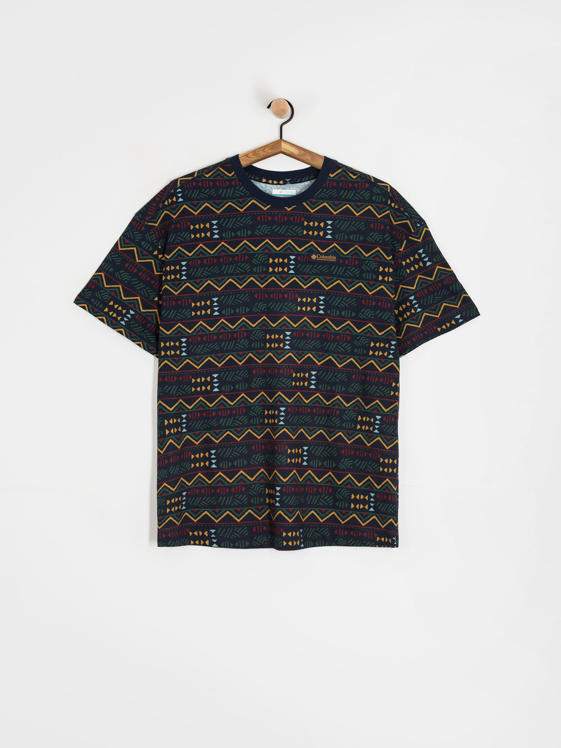 T-shirt Columbia Sequoia Grove Wmn (collegiate navy/horizons)