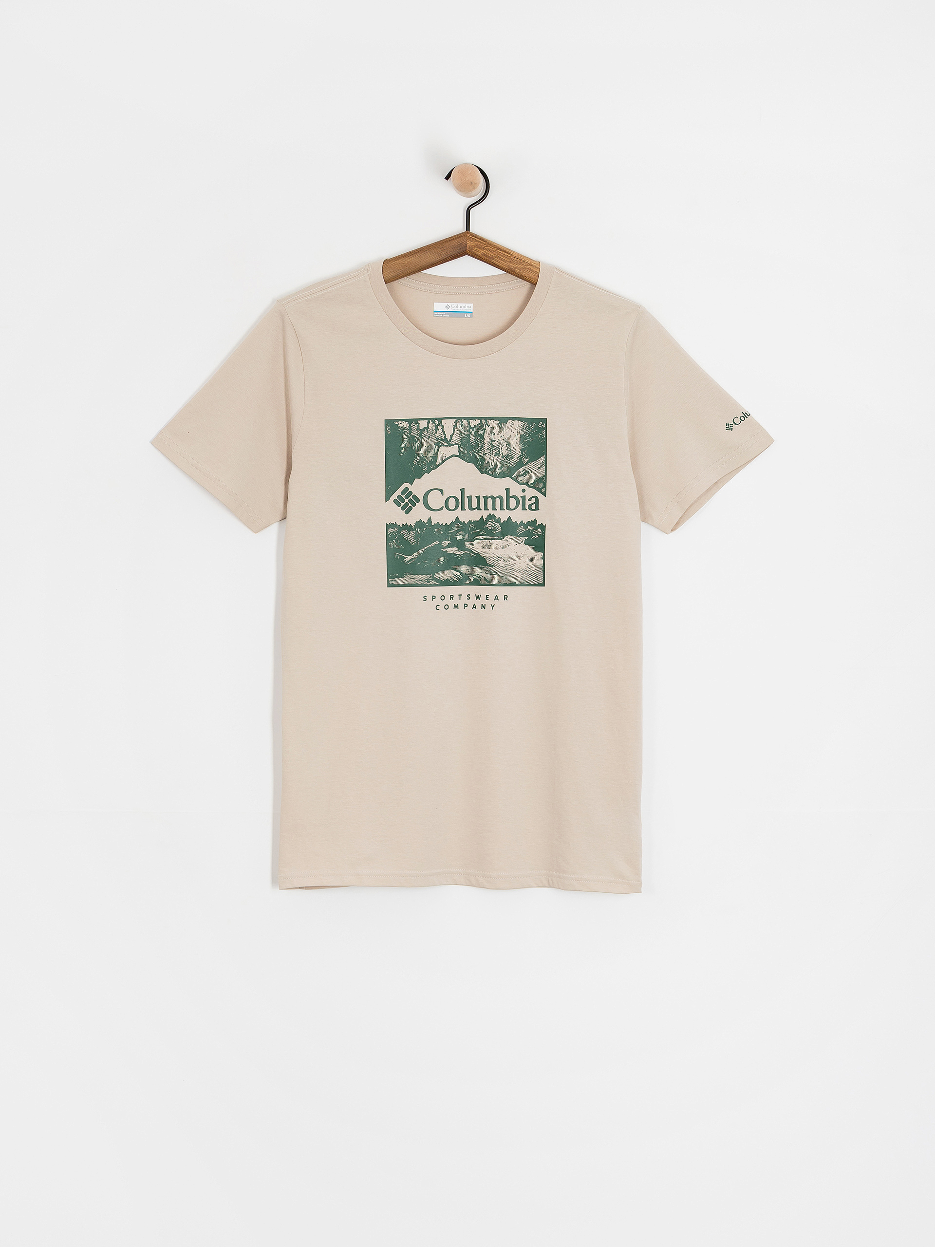 T-shirt Columbia Csc Seasonal Logo (dark stone/waterscape)