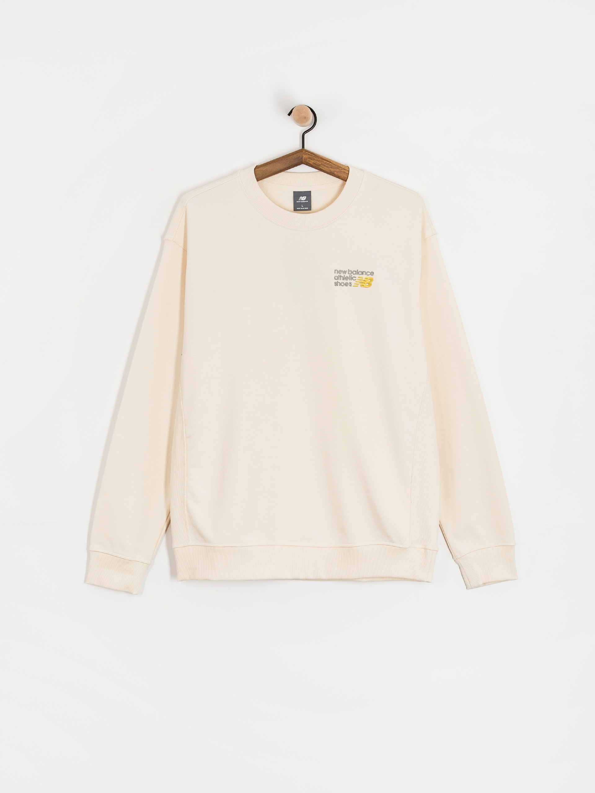 Bluza New Balance Athletics Premium Logo Crew (white)