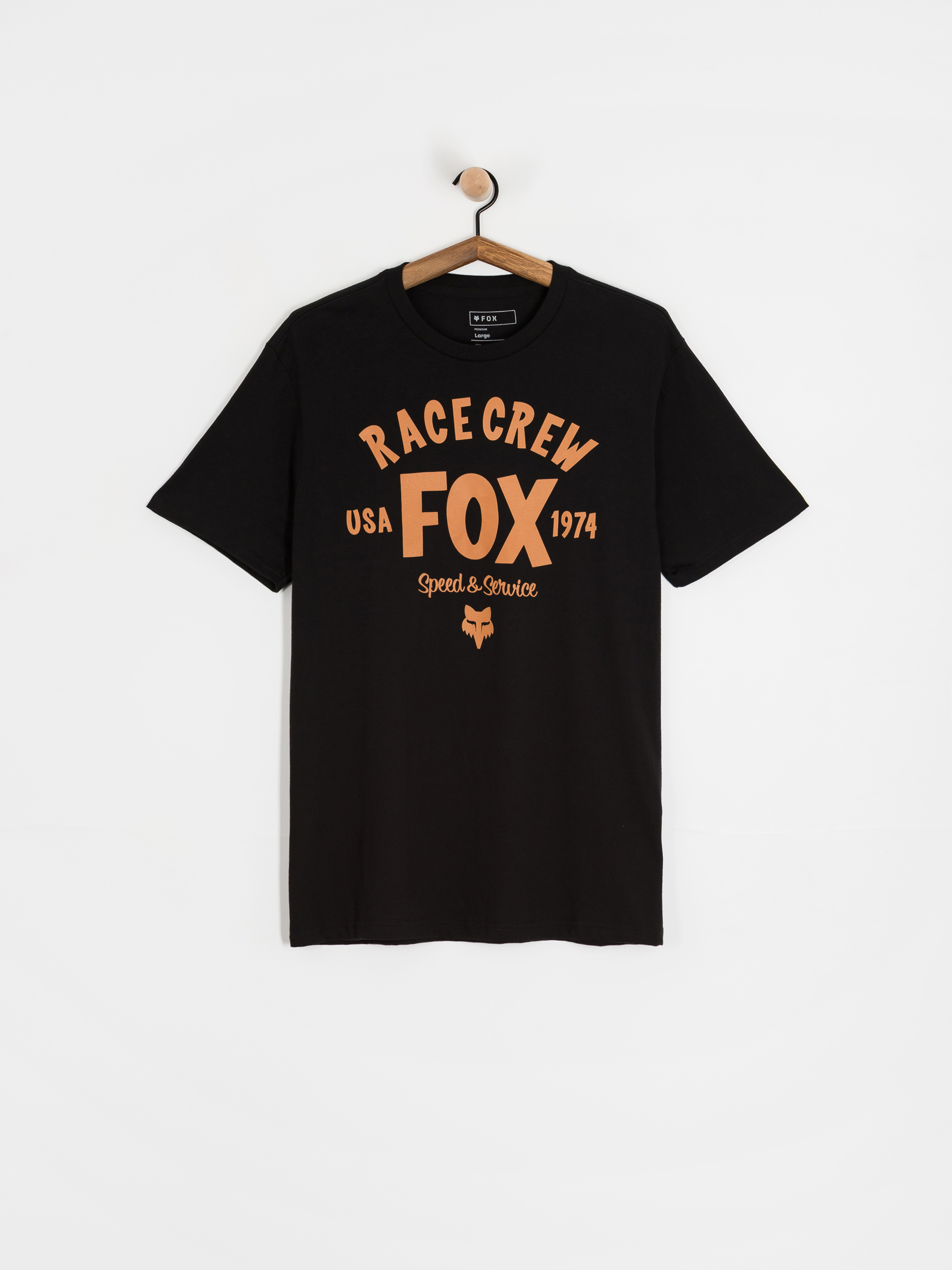 T-shirt Fox Slogan (black)