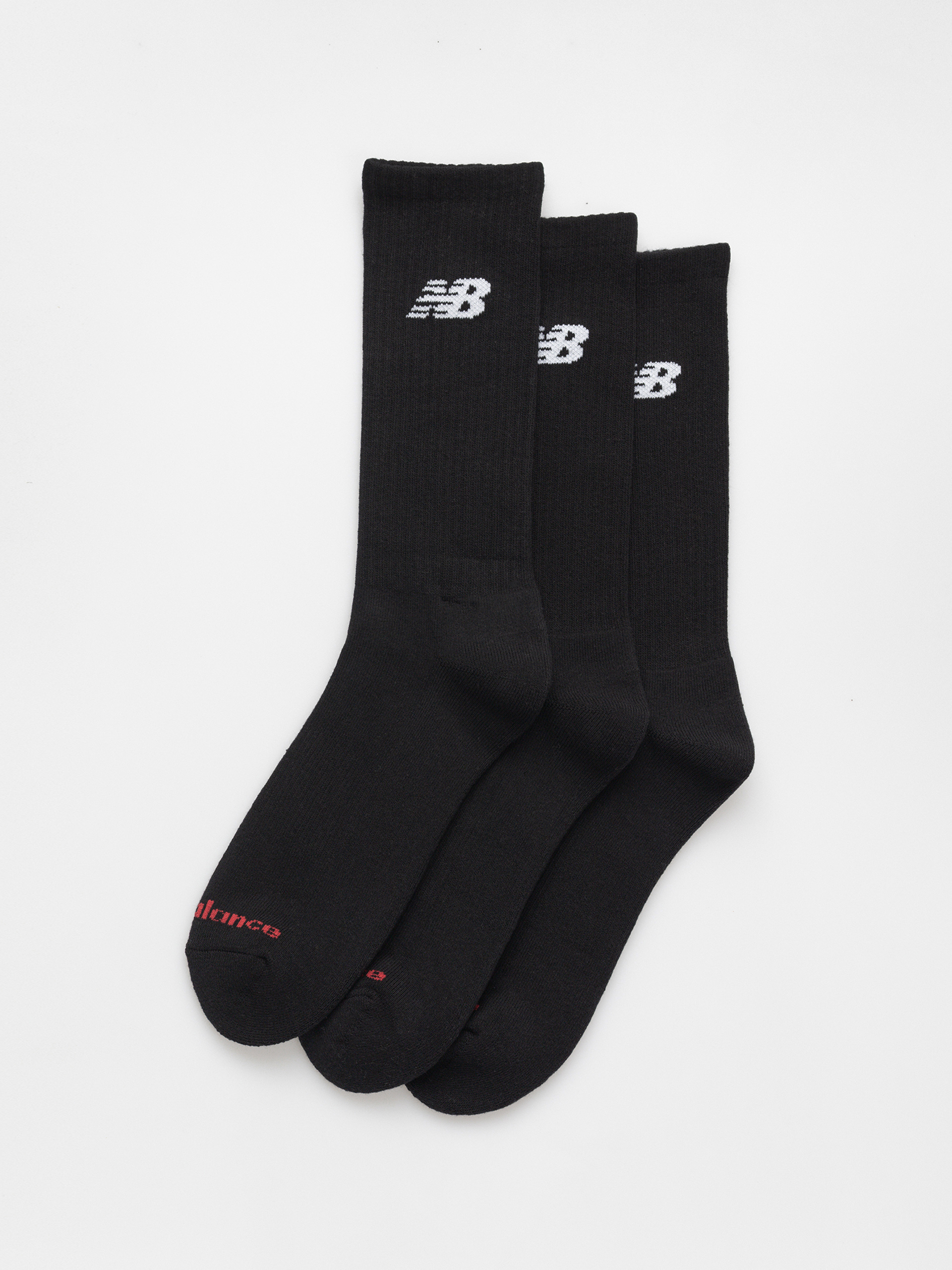 Skarpetki New Balance Everyday Crew 3Pc (black)