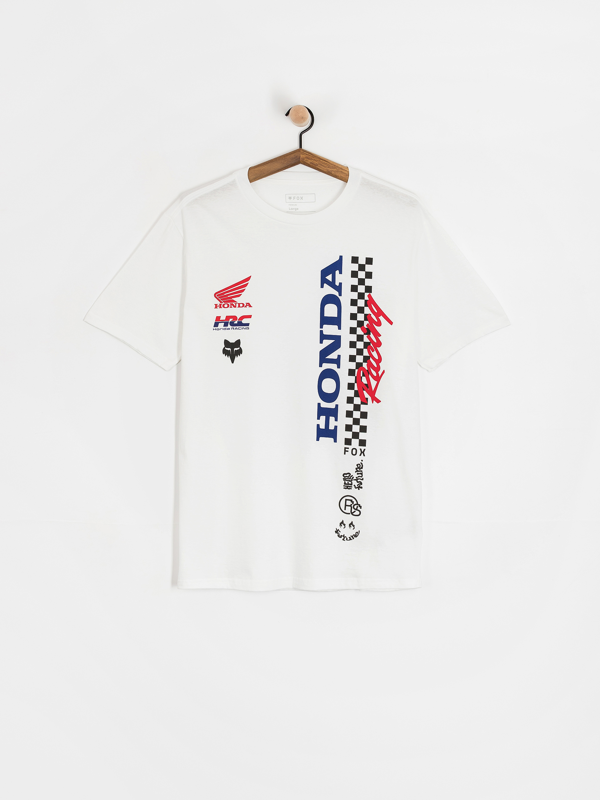 T-shirt Fox Honda (optic white)