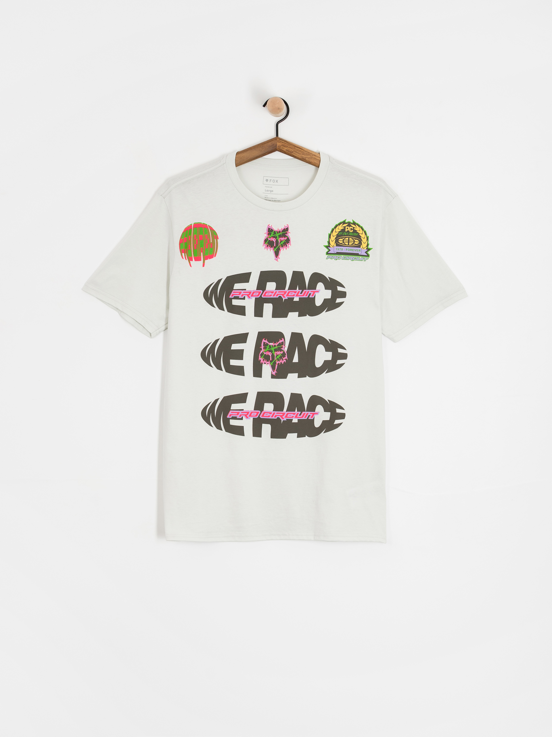 T-shirt Fox Pro Circuit (light grey)