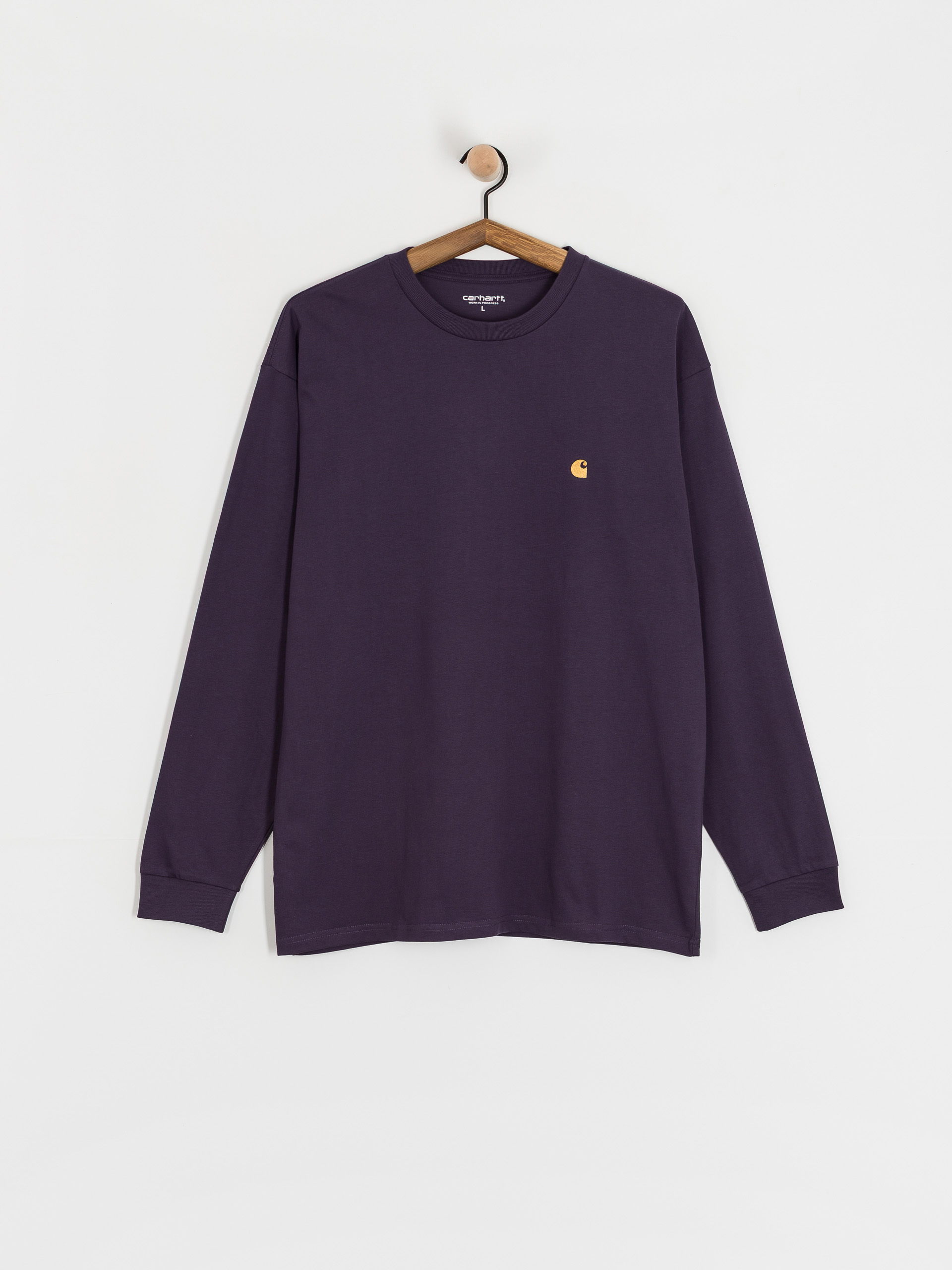 Longsleeve Carhartt WIP Chase (lakers/gold)