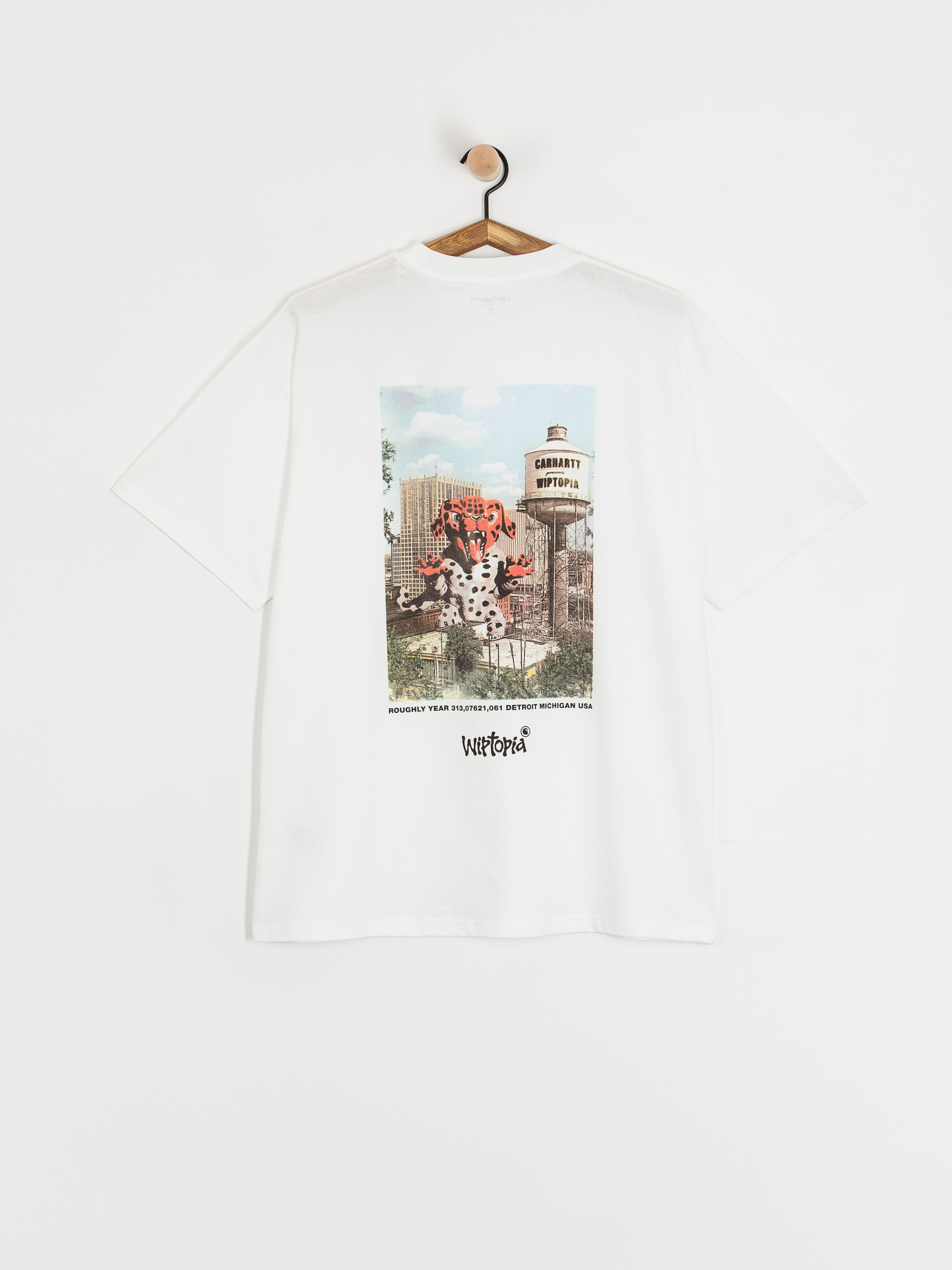 T-shirt Carhartt WIP Wiptopia (white)