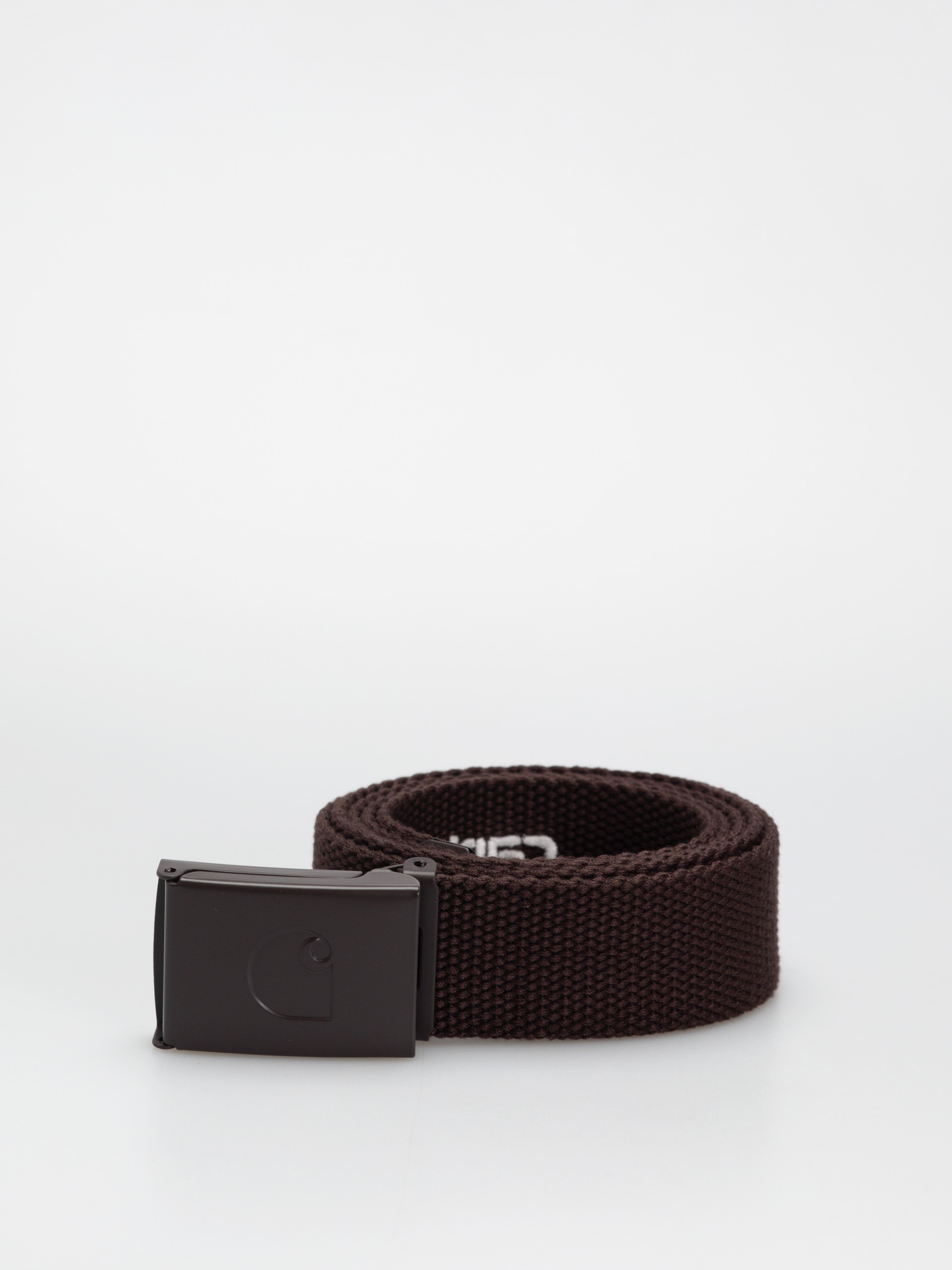 Pasek Carhartt WIP C Logo Tonal (palisander/white)
