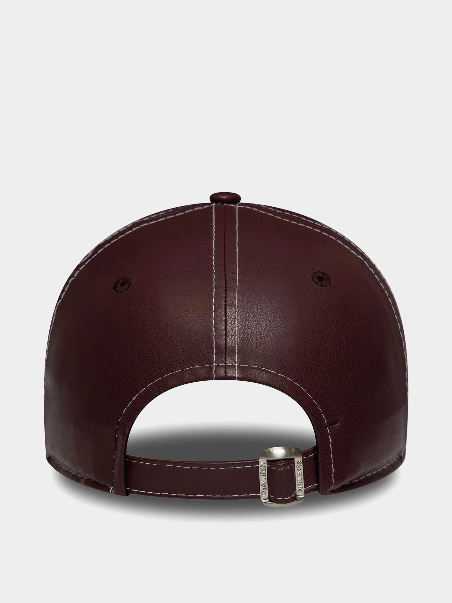 Czapka z daszkiem New Era Topstitch Pu 9Forty New York Yankees Wmn (burgundy)