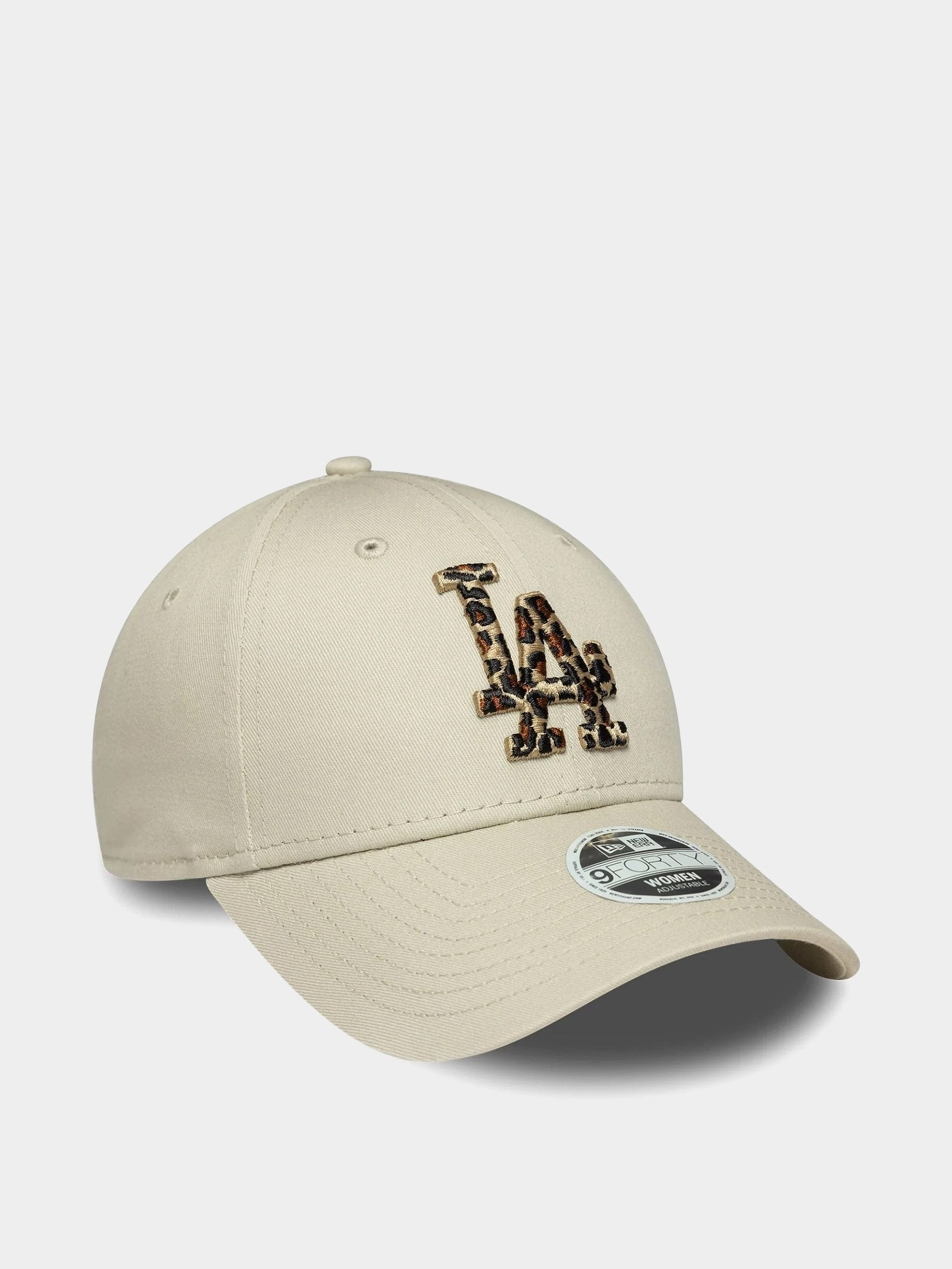 Czapka z daszkiem New Era Leopard Infill 9Forty Los Angeles Dodgers Wmn (stone)