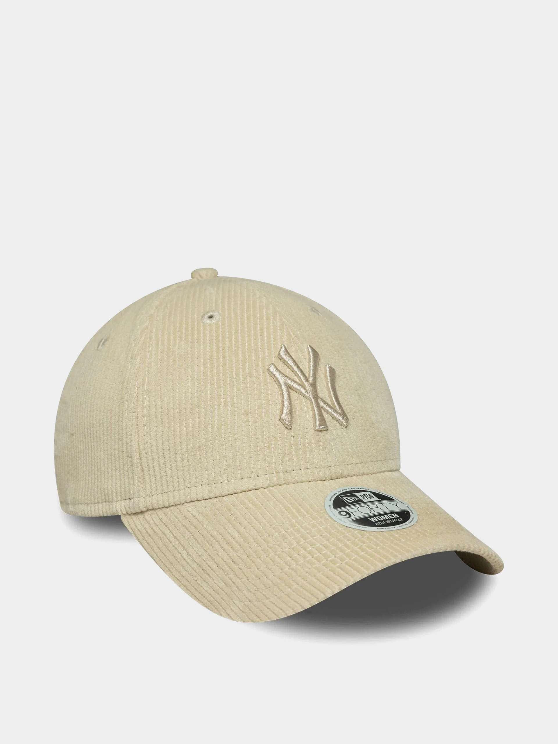 Czapka z daszkiem New Era Cord 9Forty New York Yankees Wmn (stone)