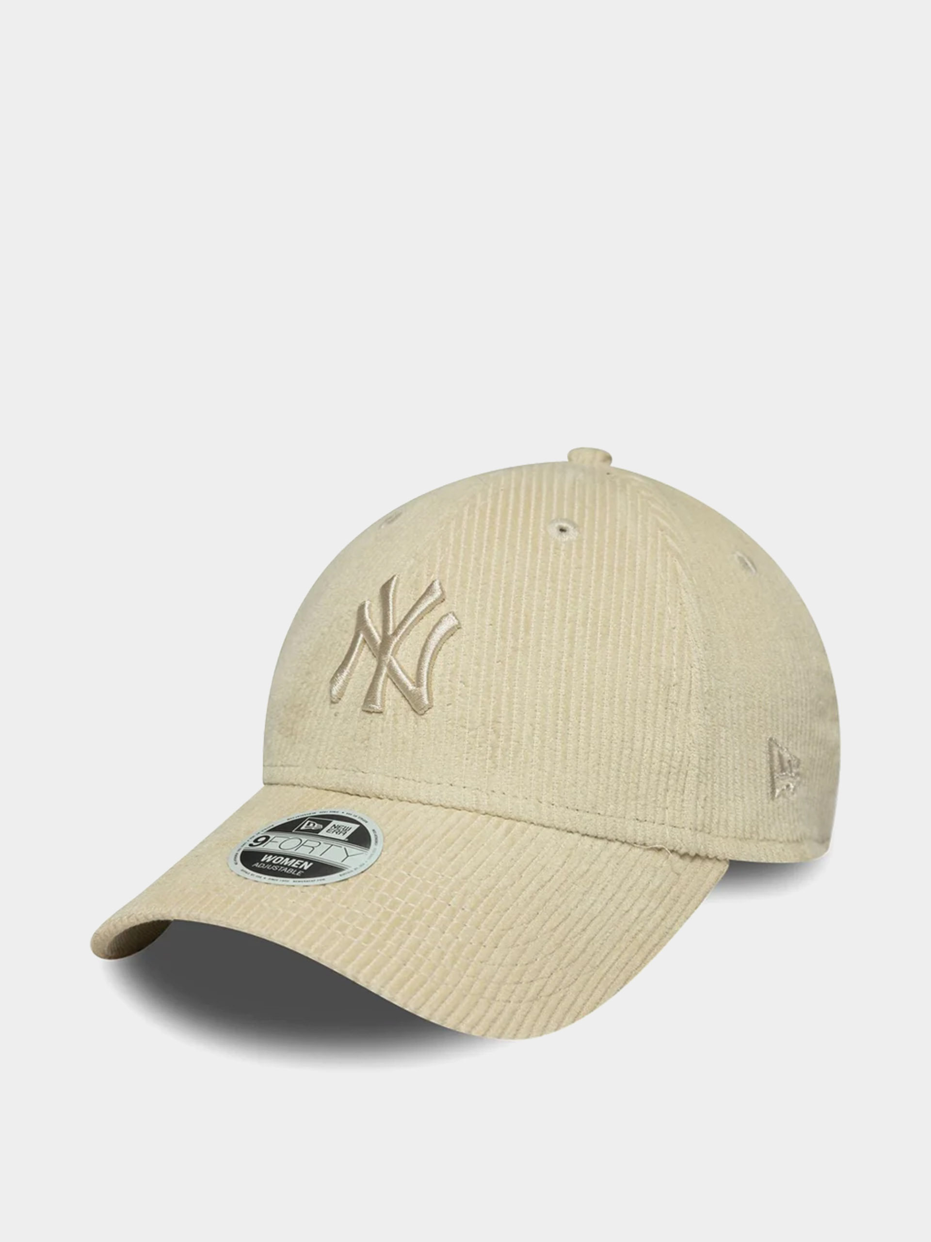 Czapka z daszkiem New Era Cord 9Forty New York Yankees Wmn (stone)