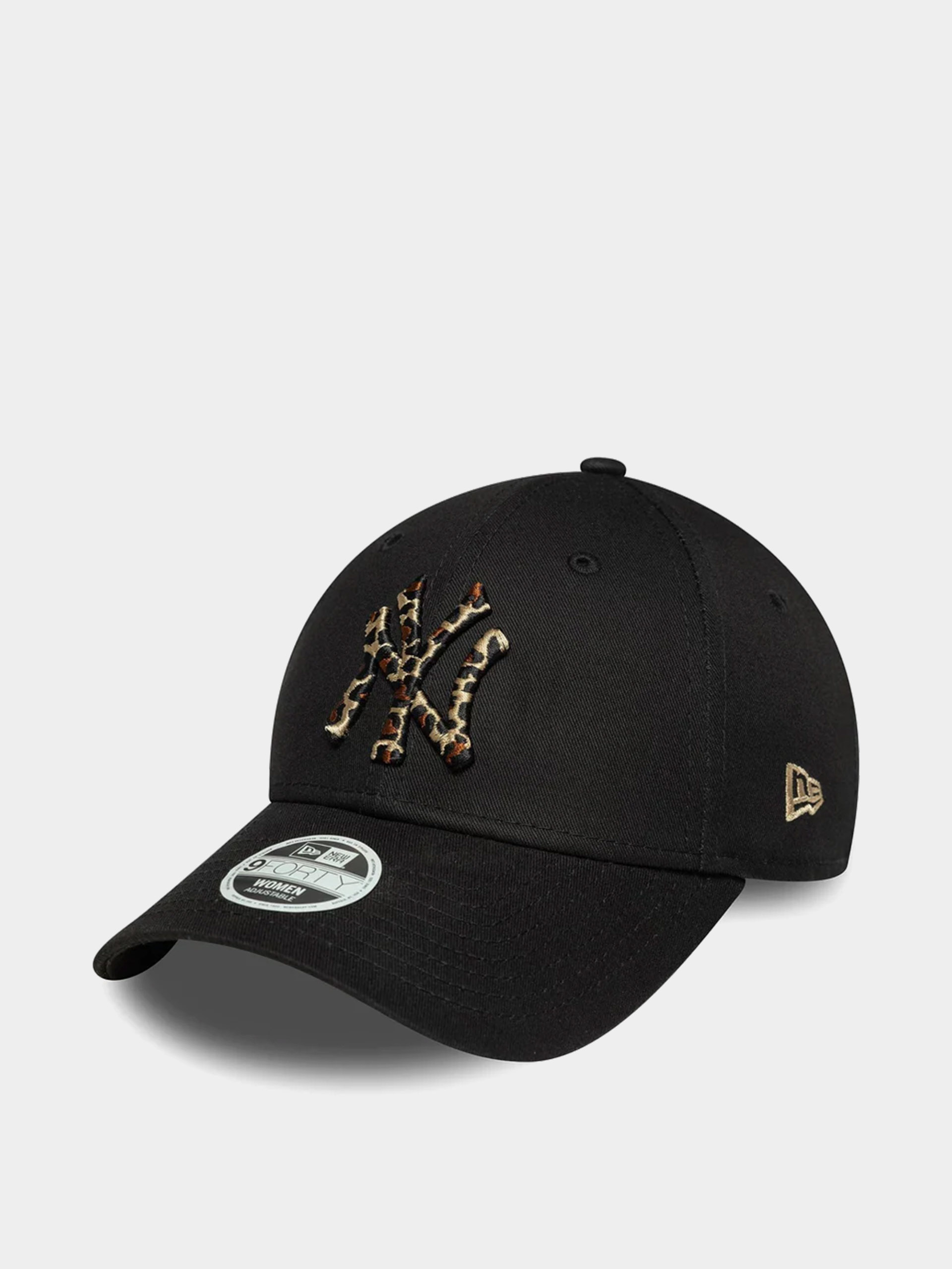 Czapka z daszkiem New Era Leopard Infill 9Forty New York Yankees Wmn (black)