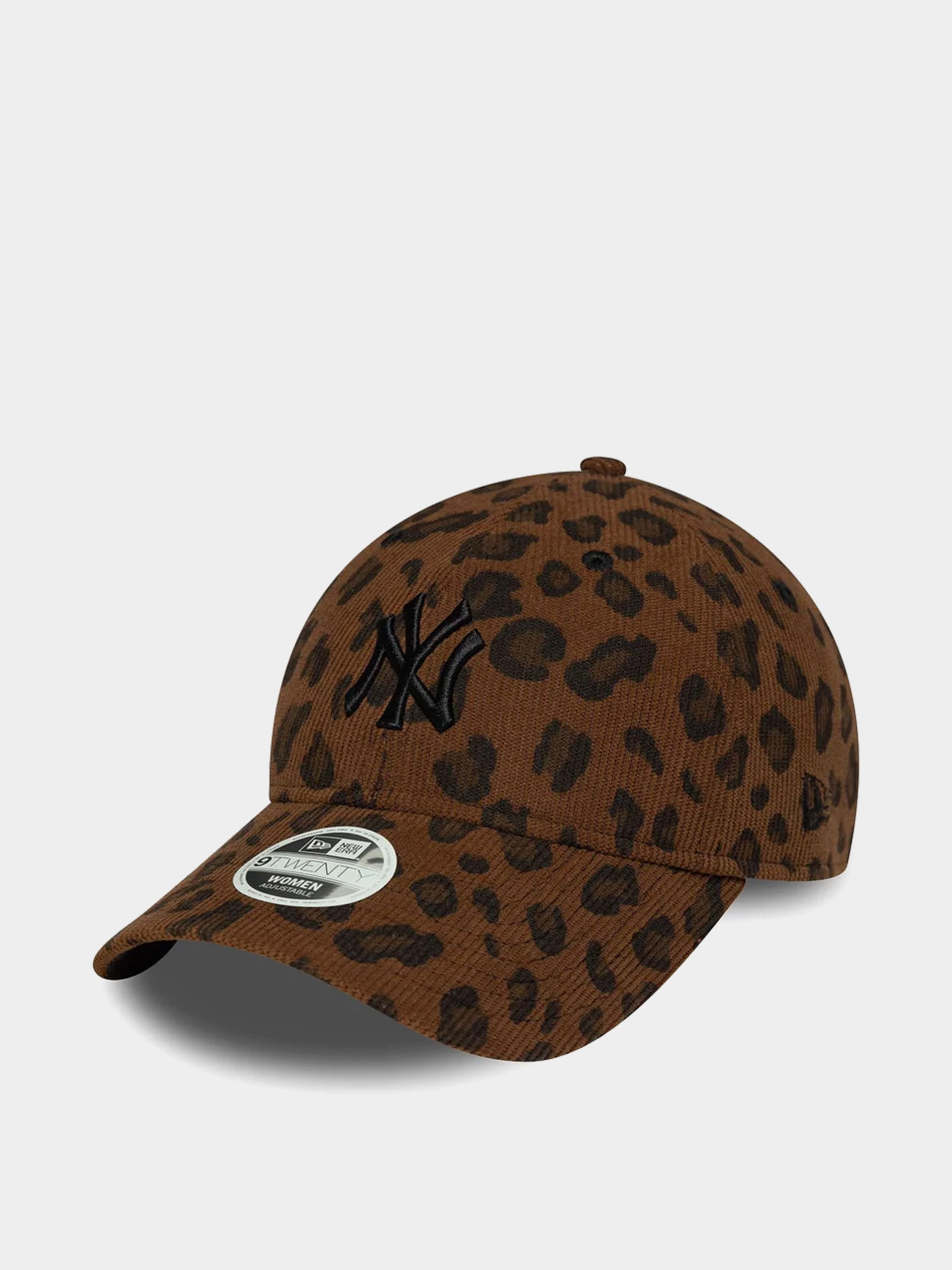 Czapka z daszkiem New Era Leopard Cord 9Twenty New York Yankees Wmn (brown)