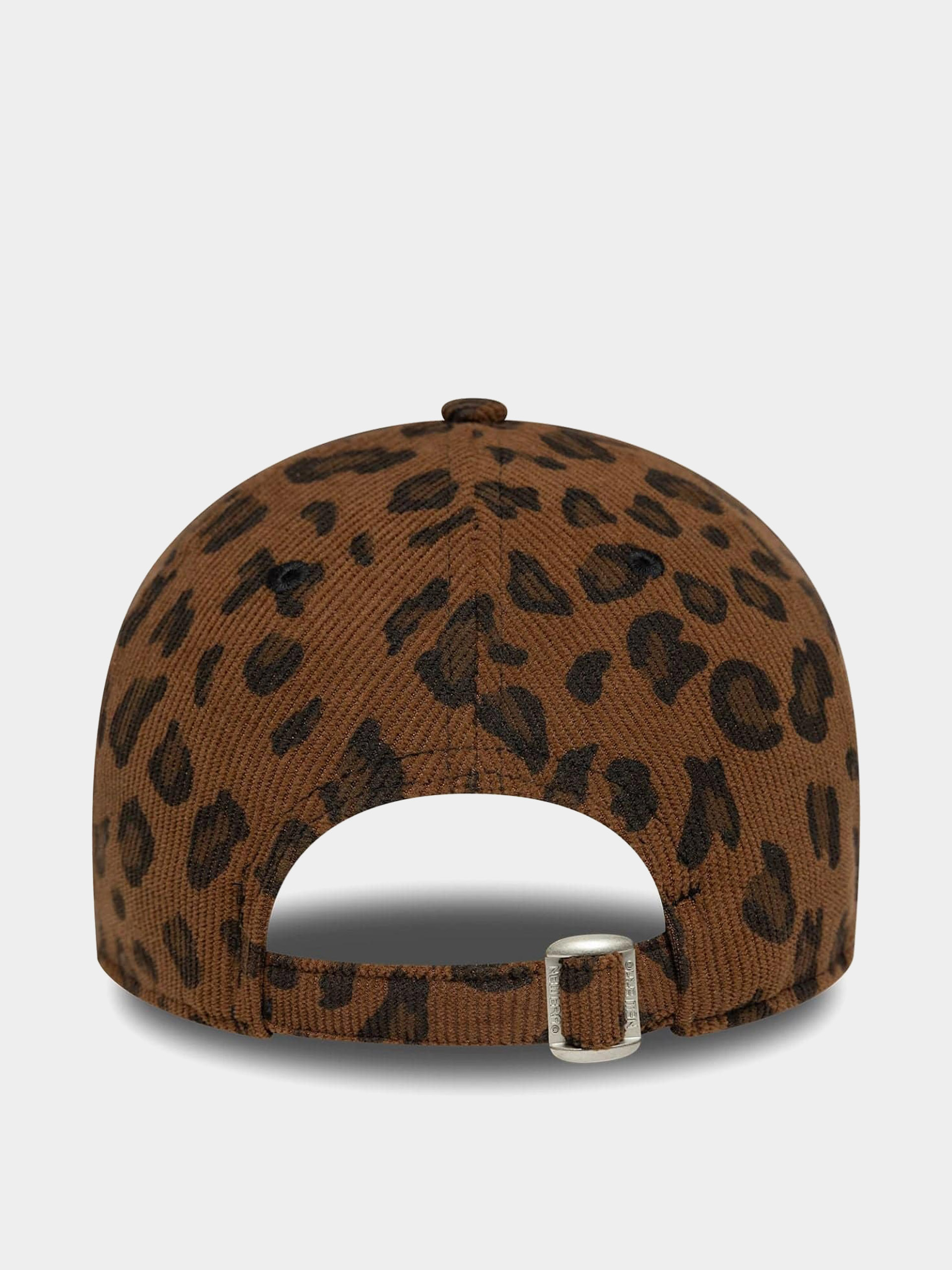 Czapka z daszkiem New Era Leopard Cord 9Twenty New York Yankees Wmn (brown)