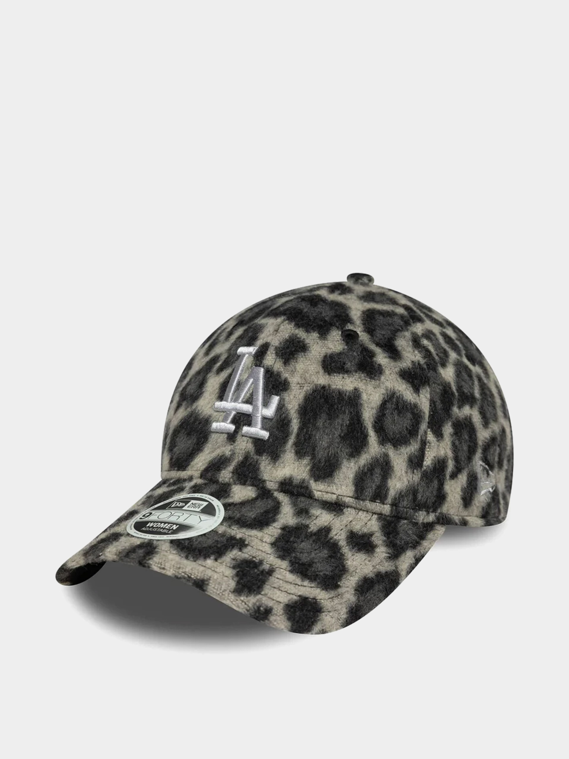 Czapka z daszkiem New Era Cosy Animal 9Forty Los Angeles Dodgers Wmn (dark grey/black)