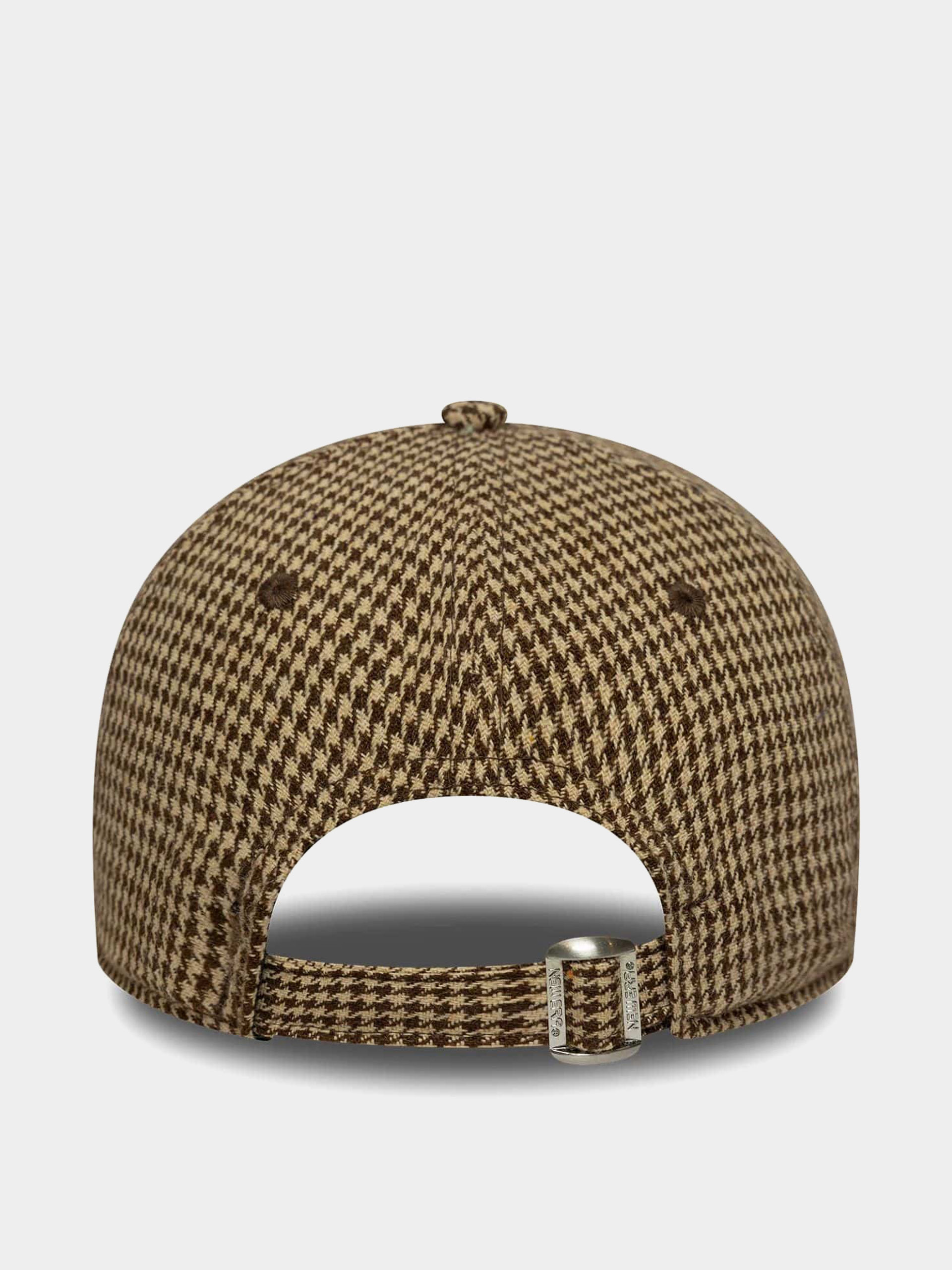 Czapka z daszkiem New Era Houndstooth 9Twenty Los Angeles Dodgers (brown)