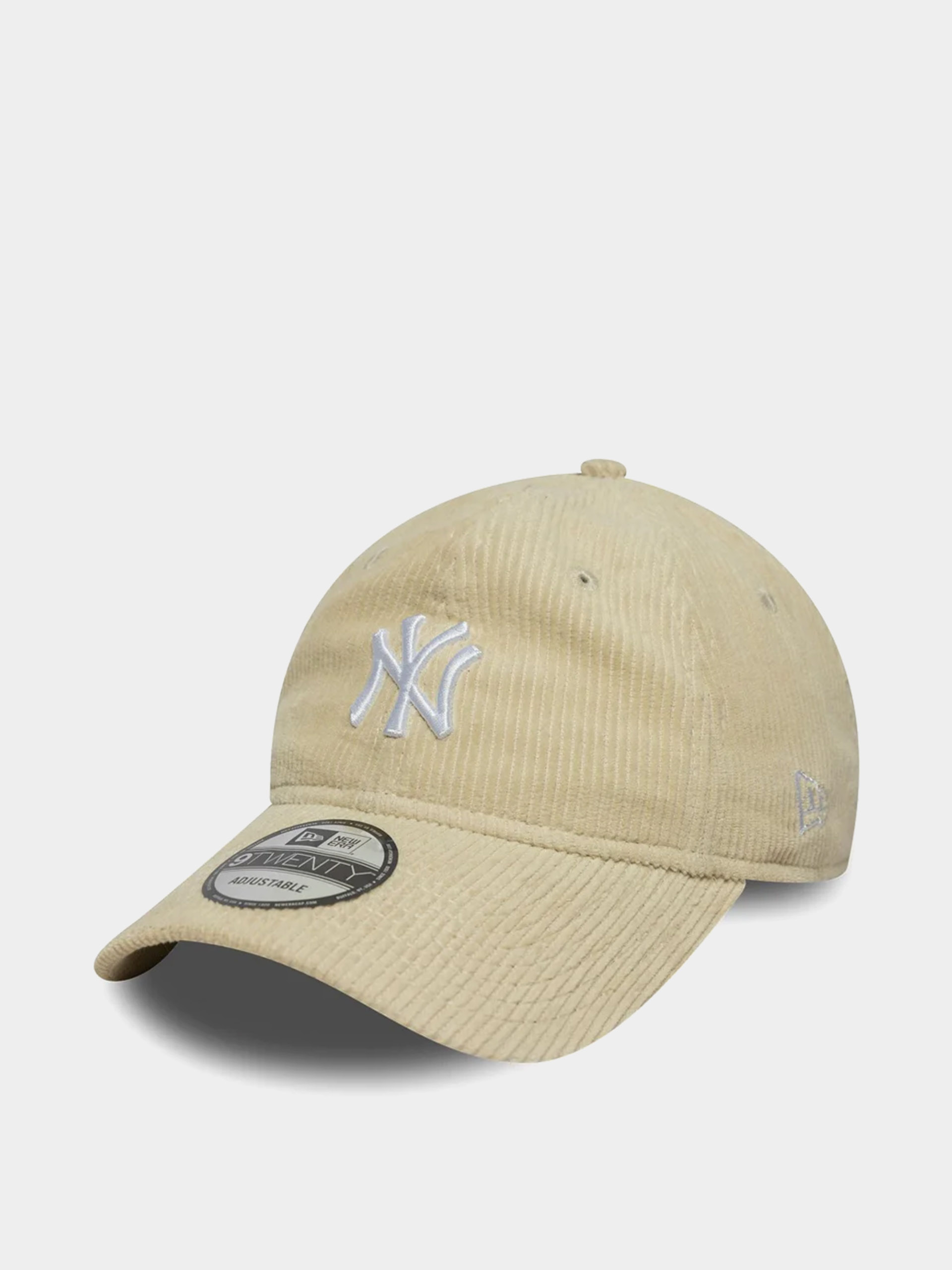 Czapka z daszkiem New Era Cord 9Twenty New York Yankees (stone)