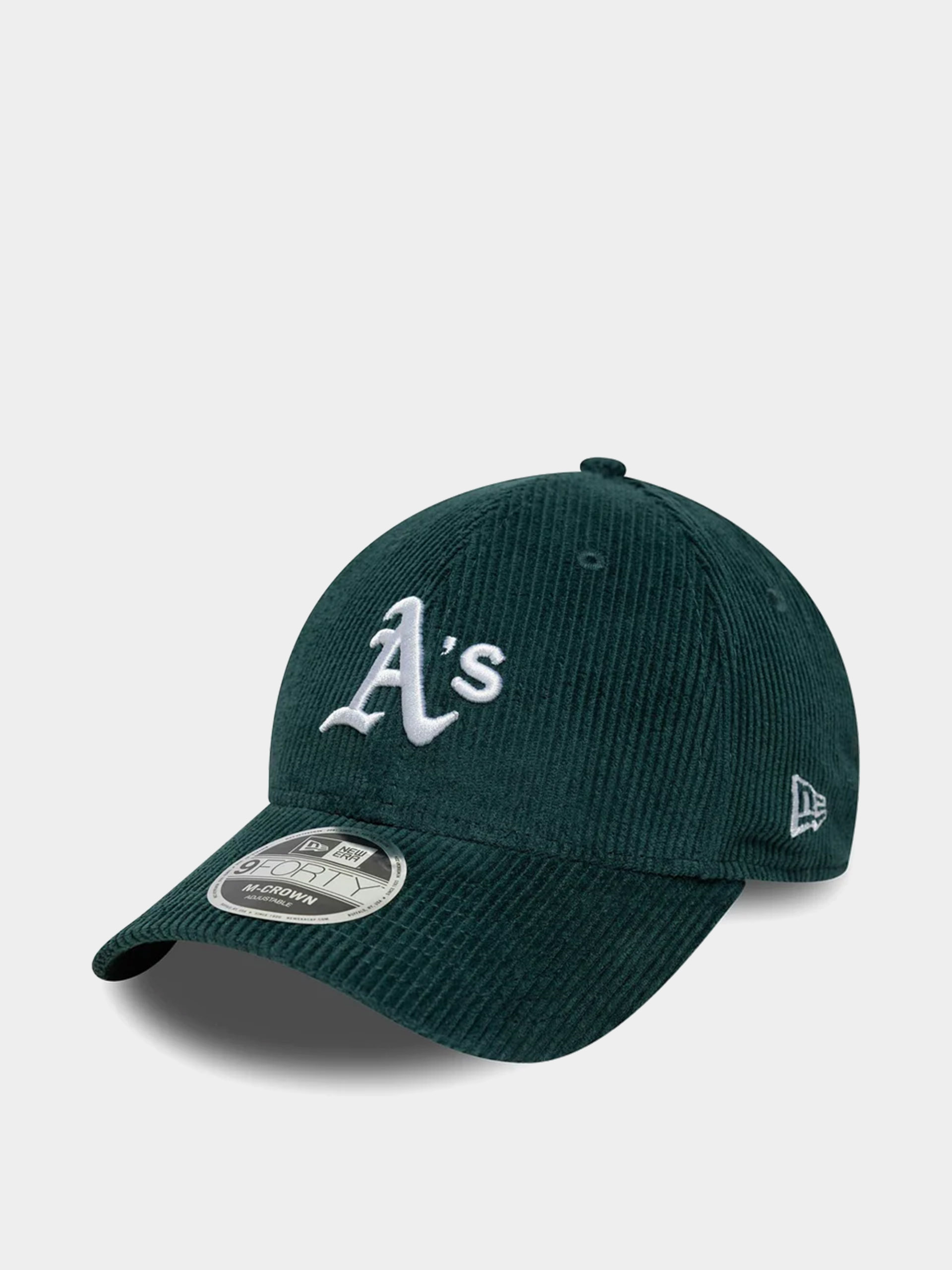 Czapka z daszkiem New Era Cord 9Forty Mcrown Oakland Athletics (dark green)