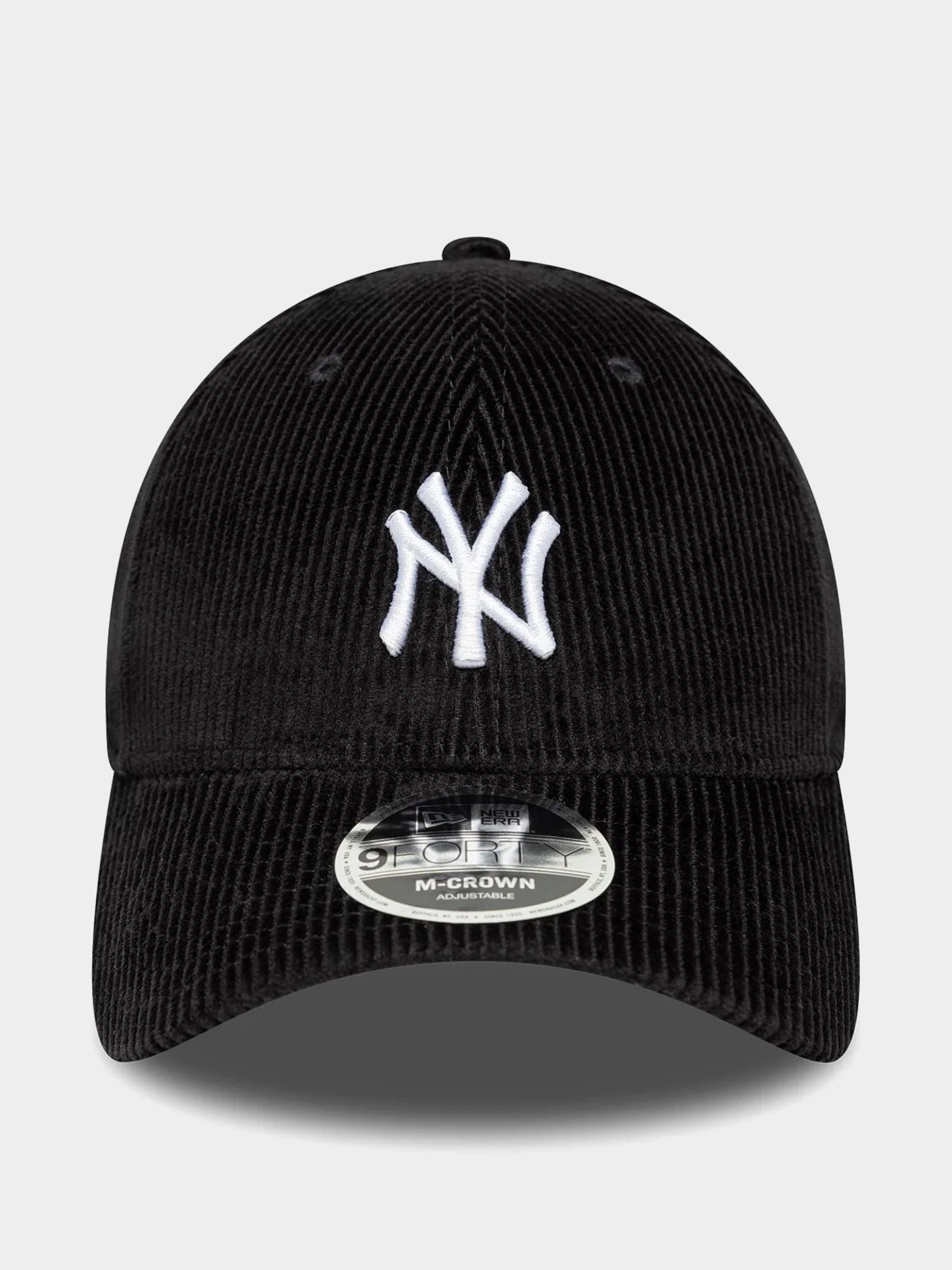Czapka z daszkiem New Era Cord 9Forty Mcrown New York Yankees (black)