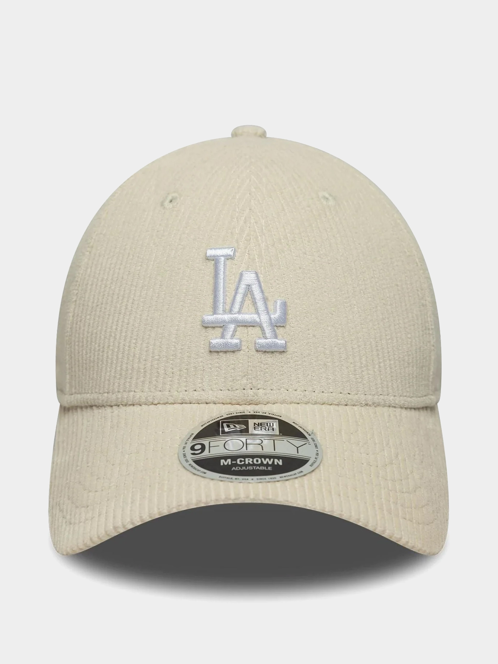 Czapka z daszkiem New Era Cord 9Forty Mc Los Angeles Dodgers (light cream)
