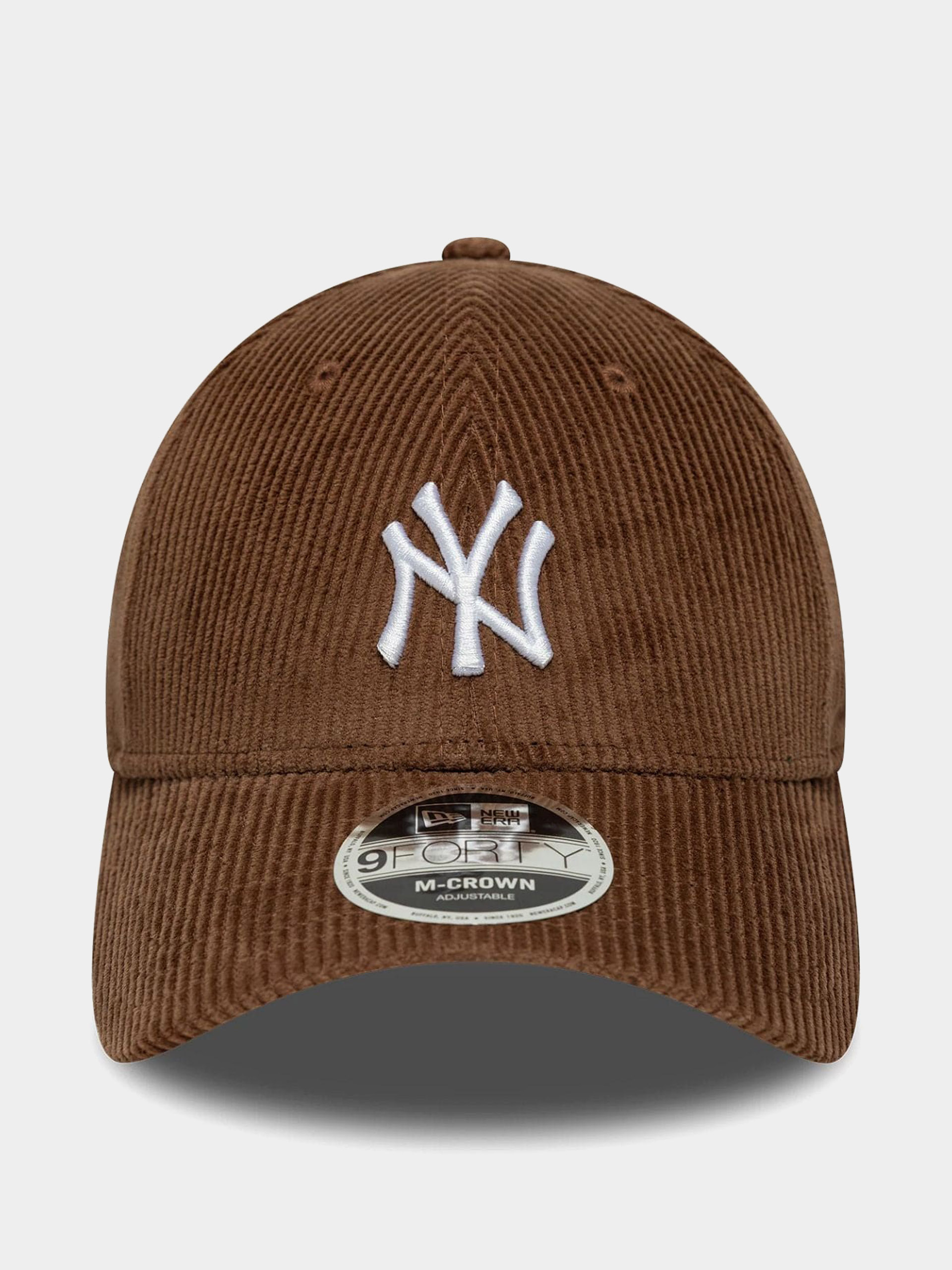 Czapka z daszkiem New Era Cord 9Forty Mcrown New York Yankees (brown)