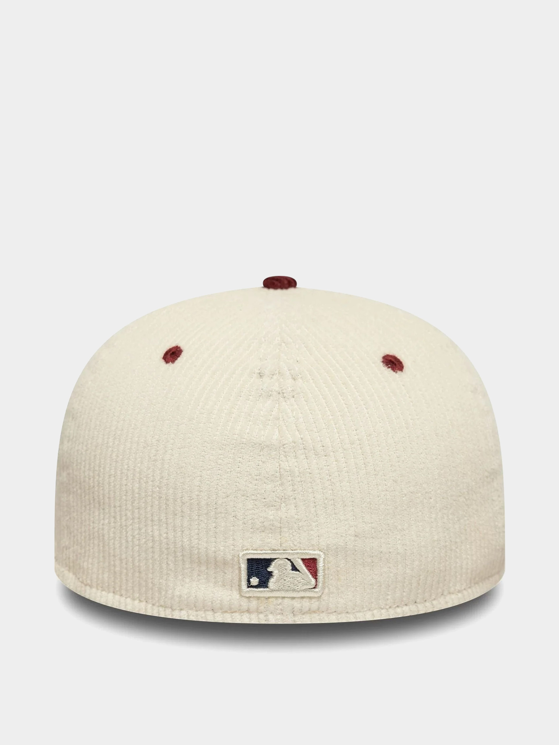 Czapka z daszkiem New Era Mlb Cord 59Fifty Lp New York Yankees (light cream/burgundy)