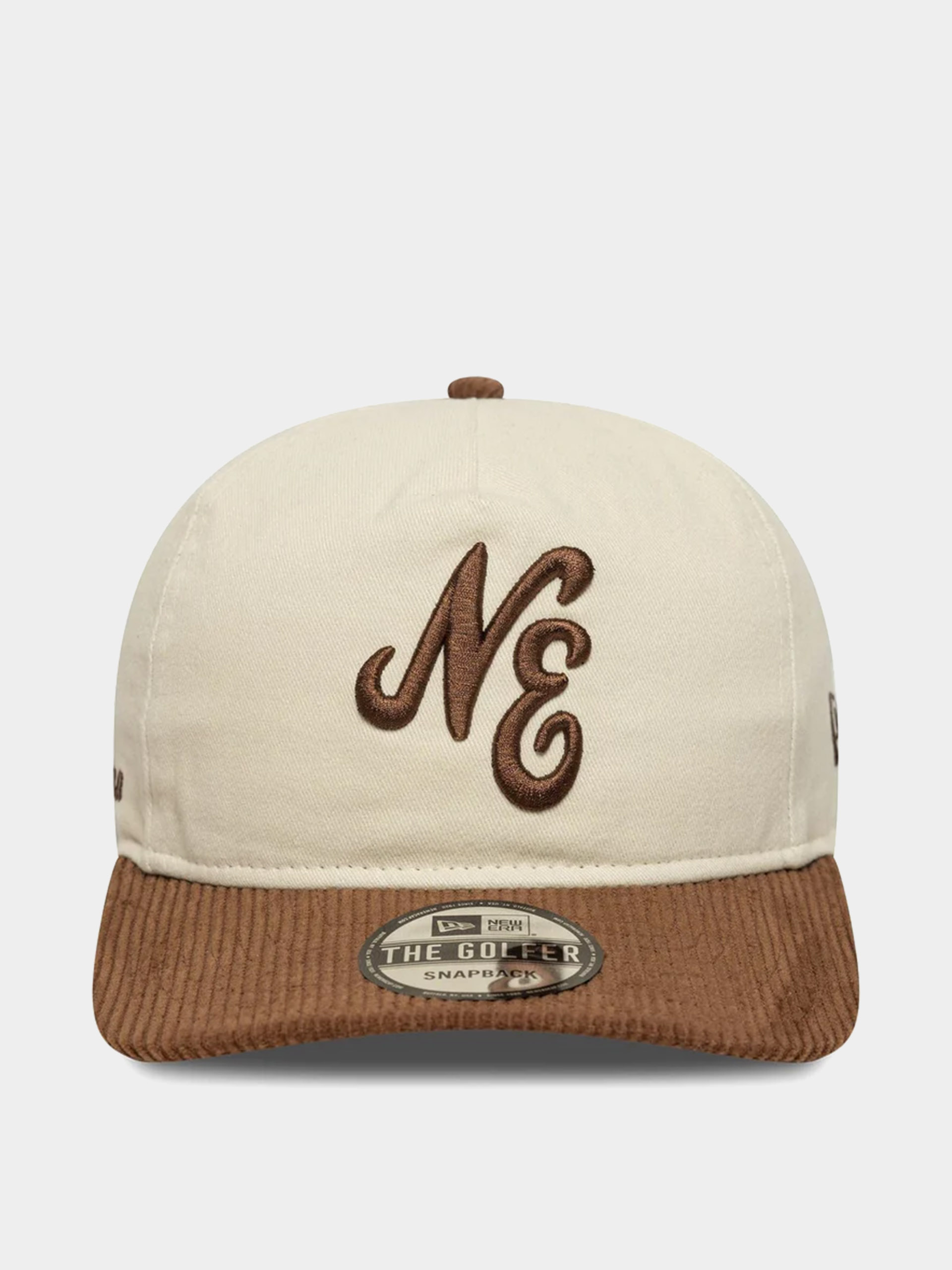 Czapka z daszkiem New Era Contrast Cord 19Twenty (stone/brown)