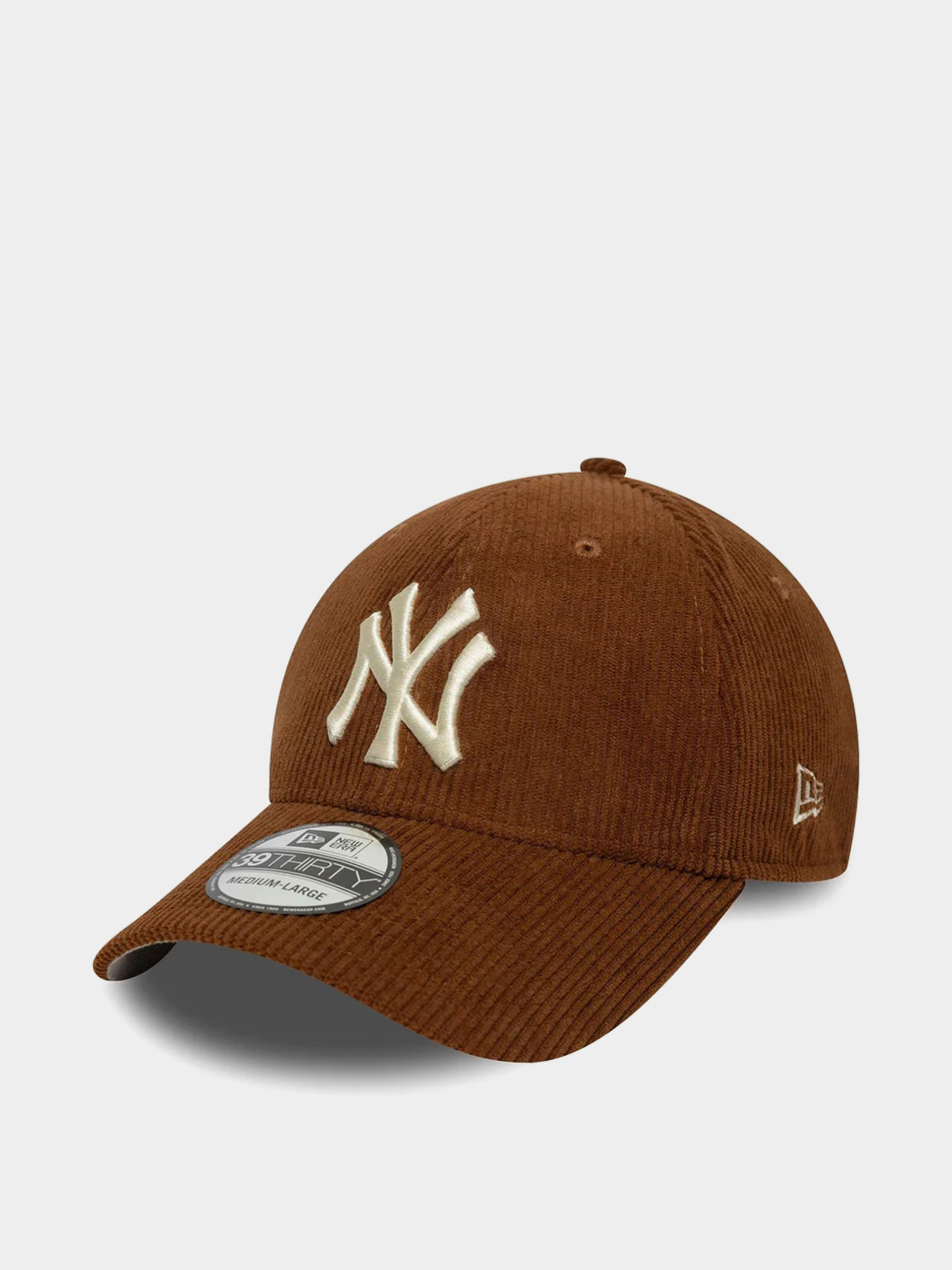 Czapka z daszkiem New Era Cord 39Thirty New York Yankees (brown)